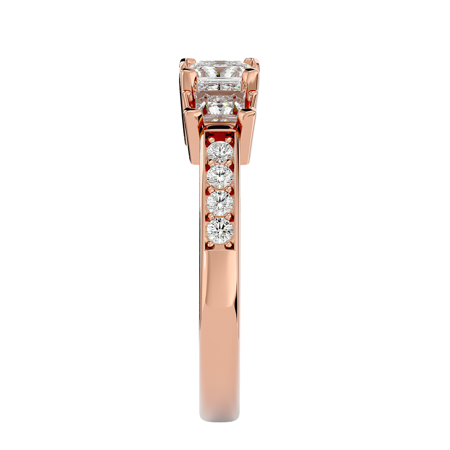 Katniss Three Stone Ring