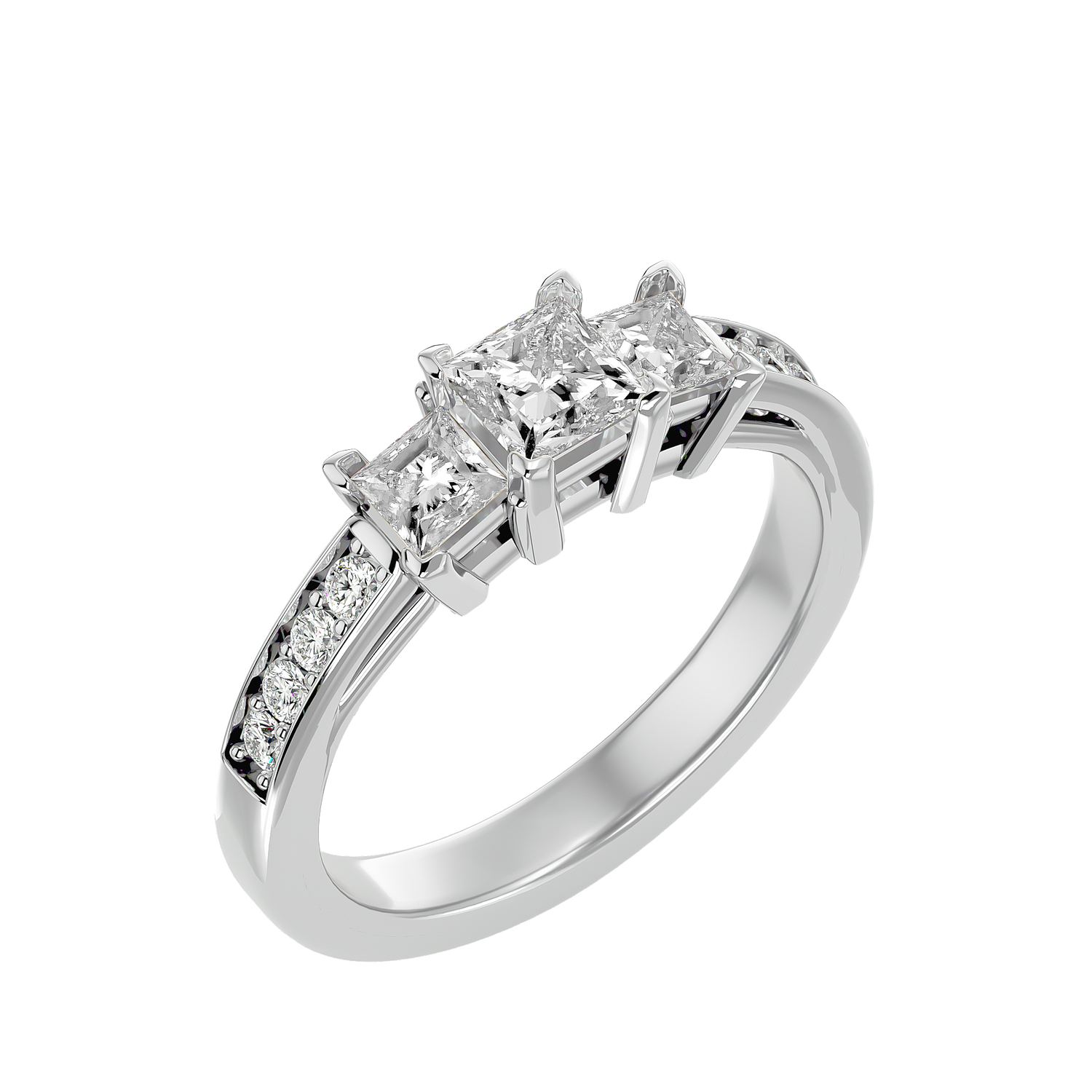 Katniss Three Stone Ring