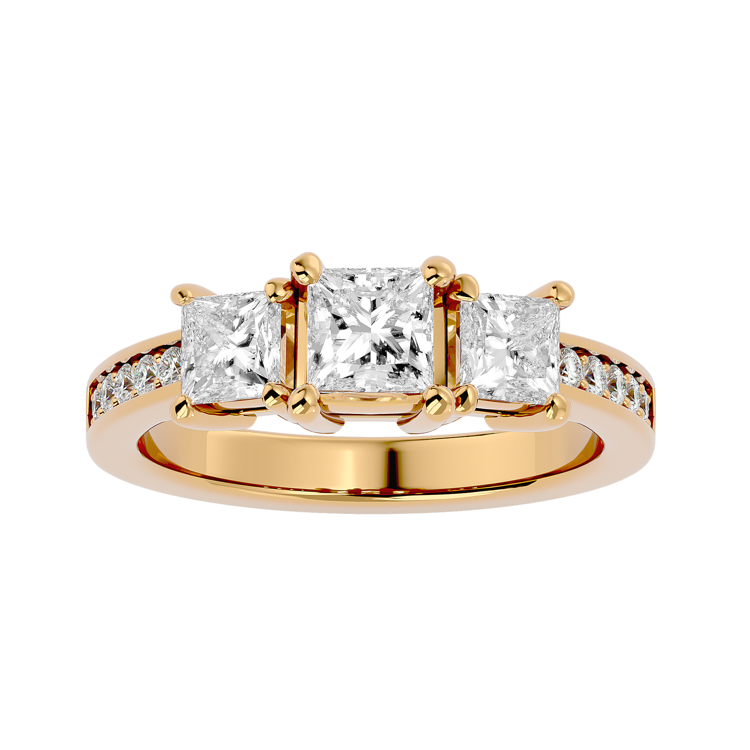 Elara Three Stone Ring