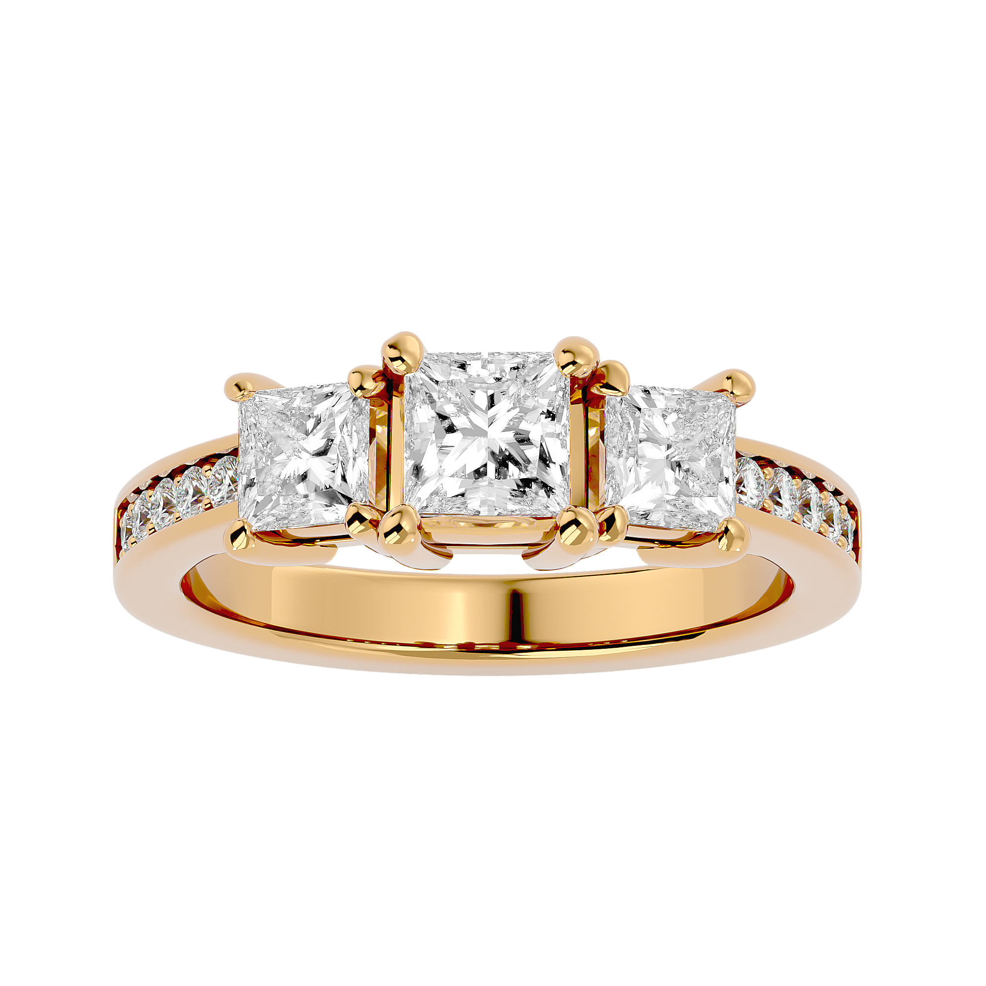 Elara Three Stone Ring