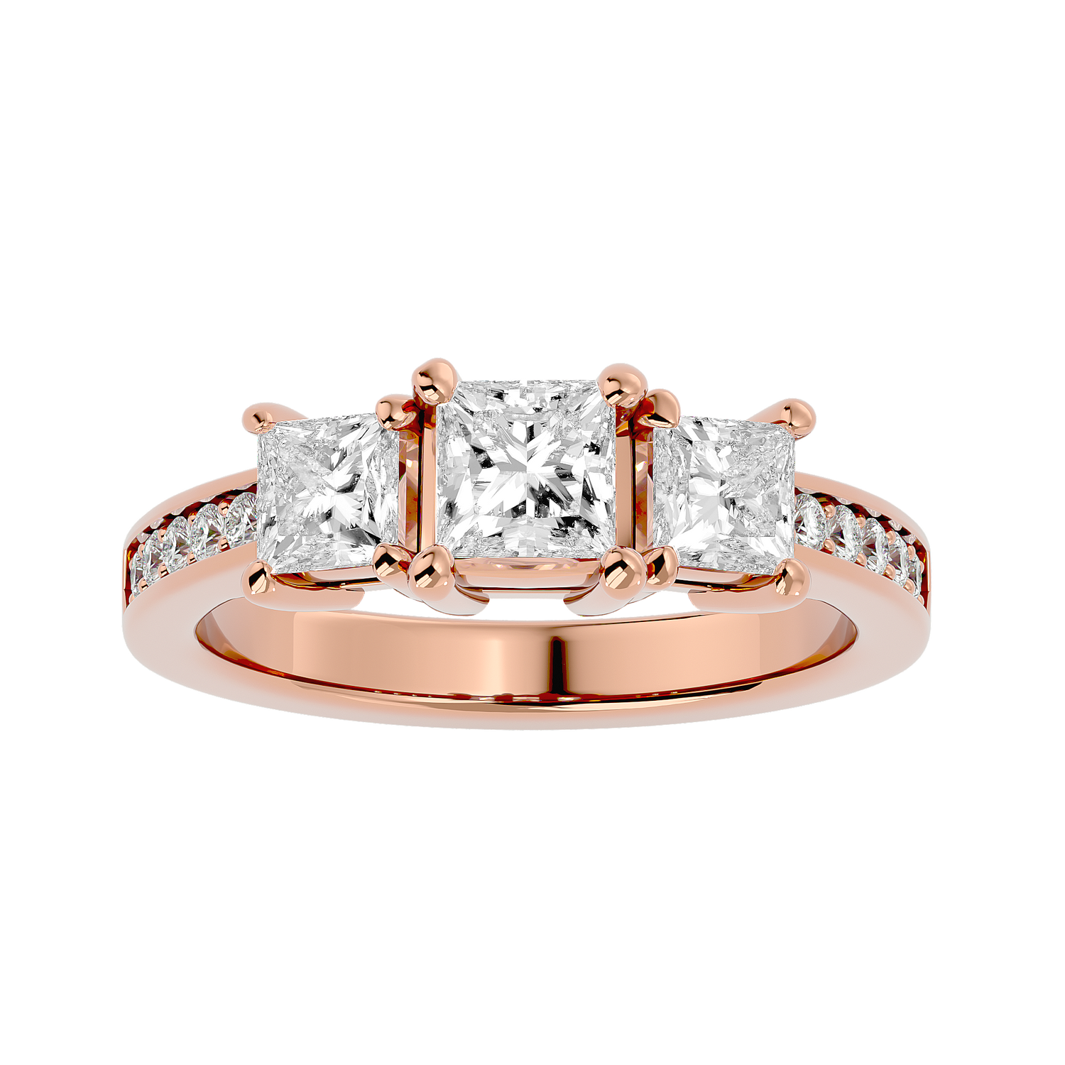 Elara Three Stone Ring