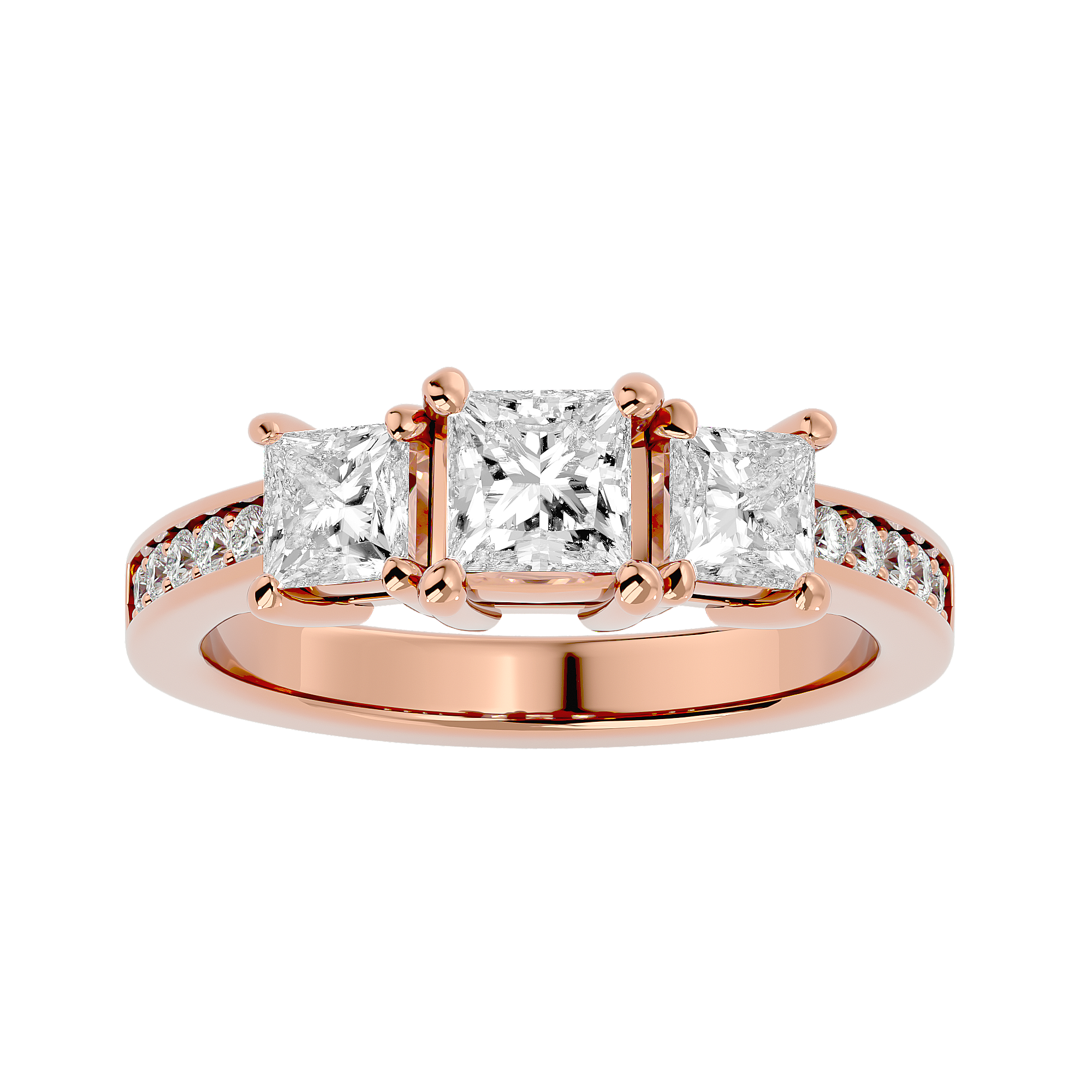 Elara Three Stone Ring