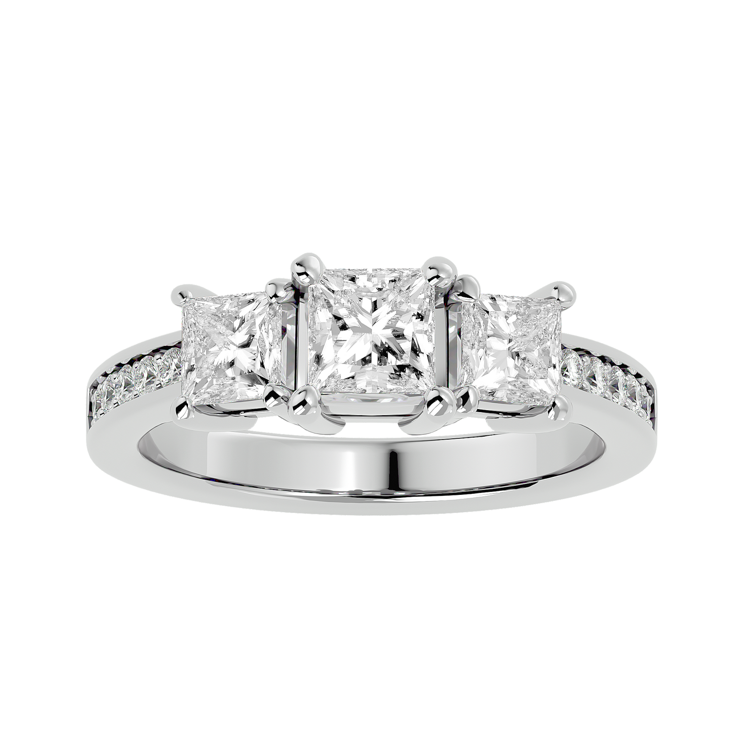 Elara Three Stone Ring
