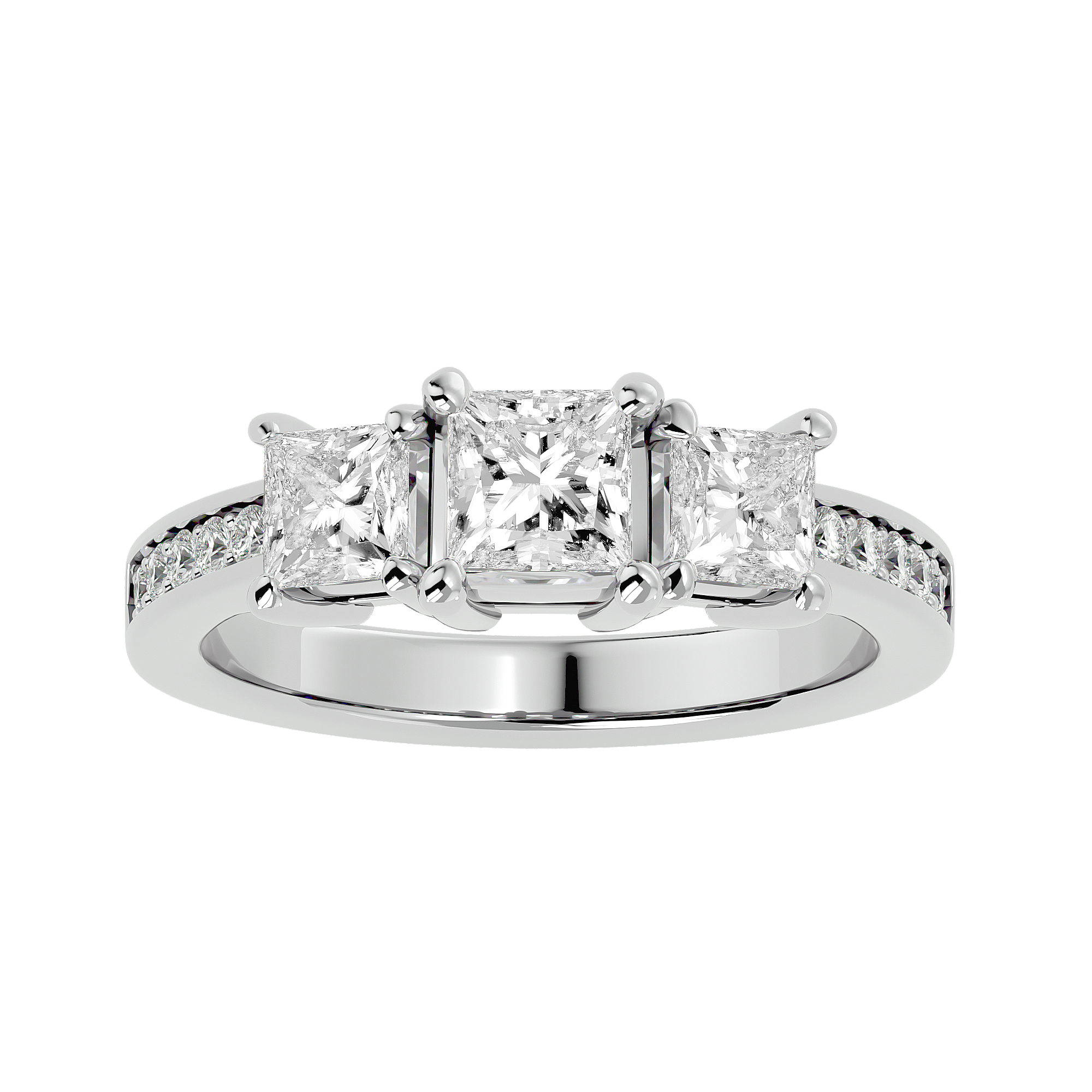 Elara Three Stone Ring
