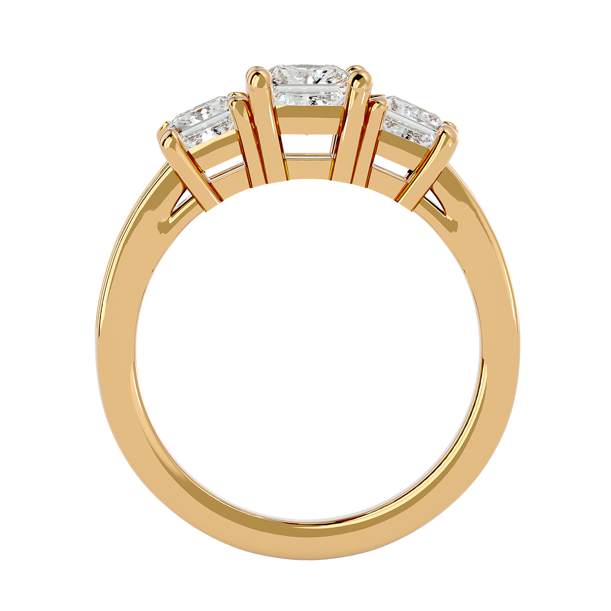 Elara Three Stone Ring
