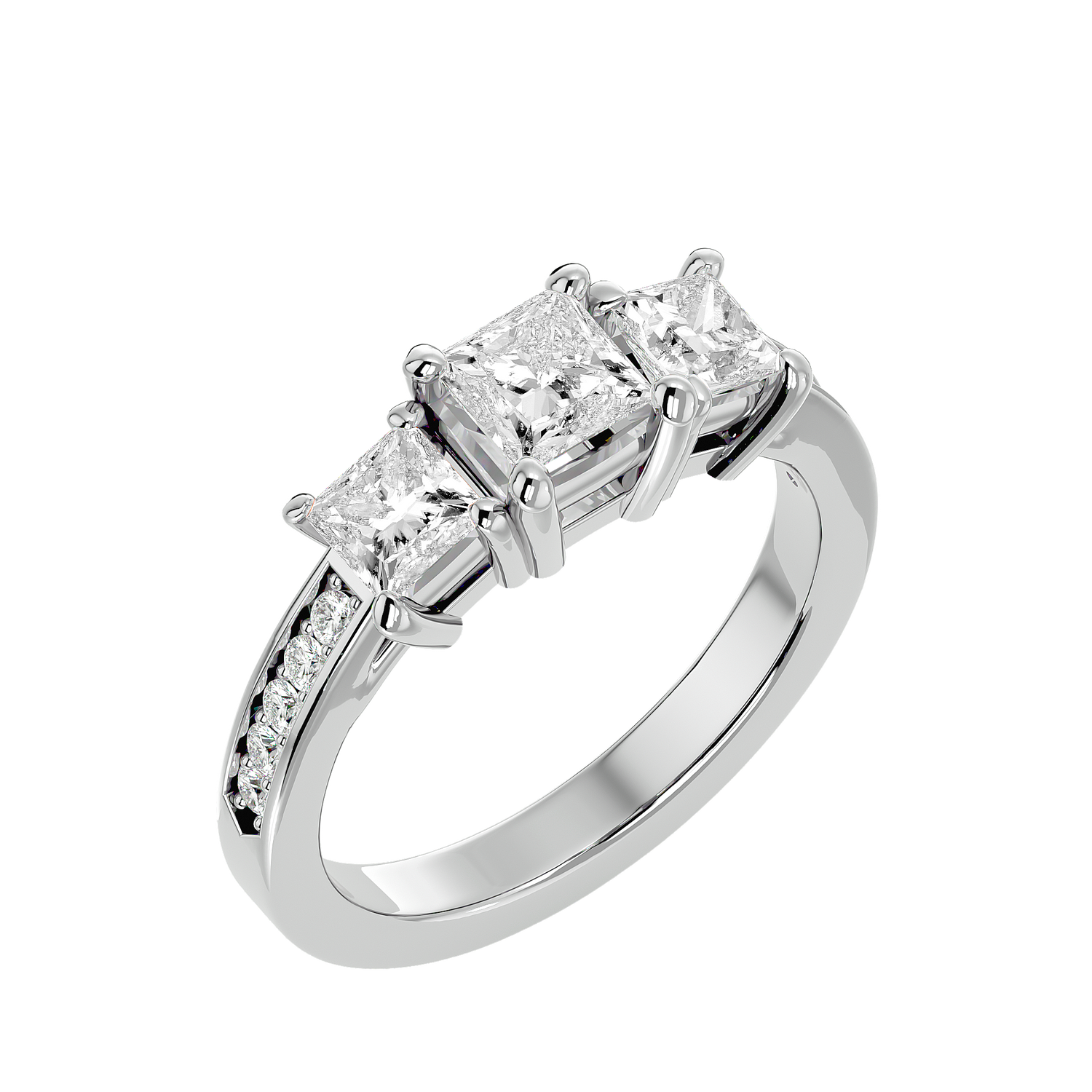Elara Three Stone Ring