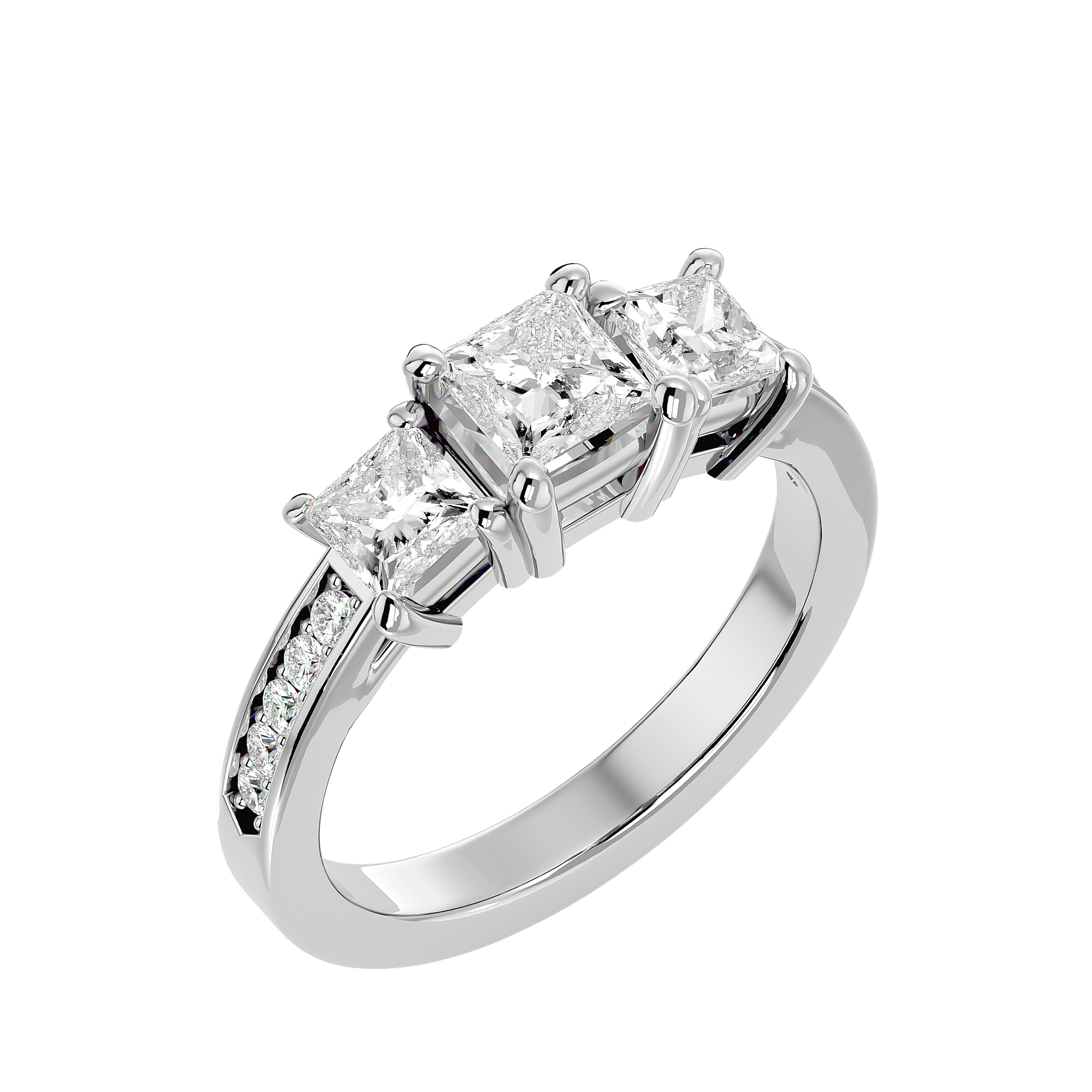 Elara Three Stone Ring