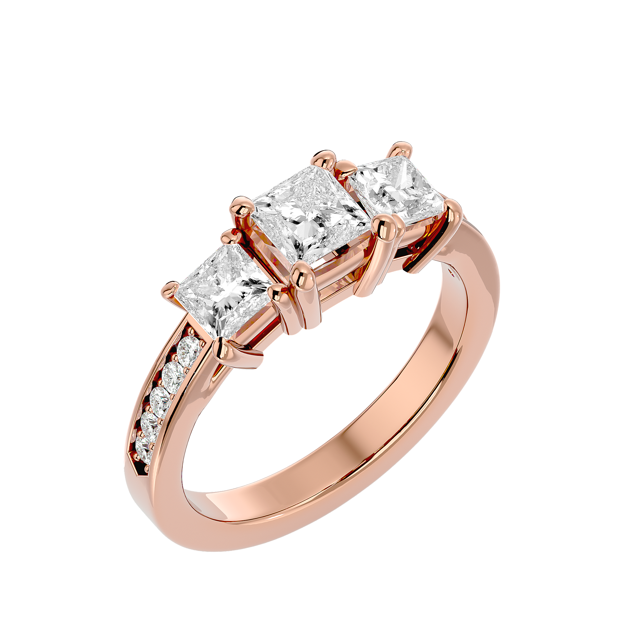 Elara Three Stone Ring