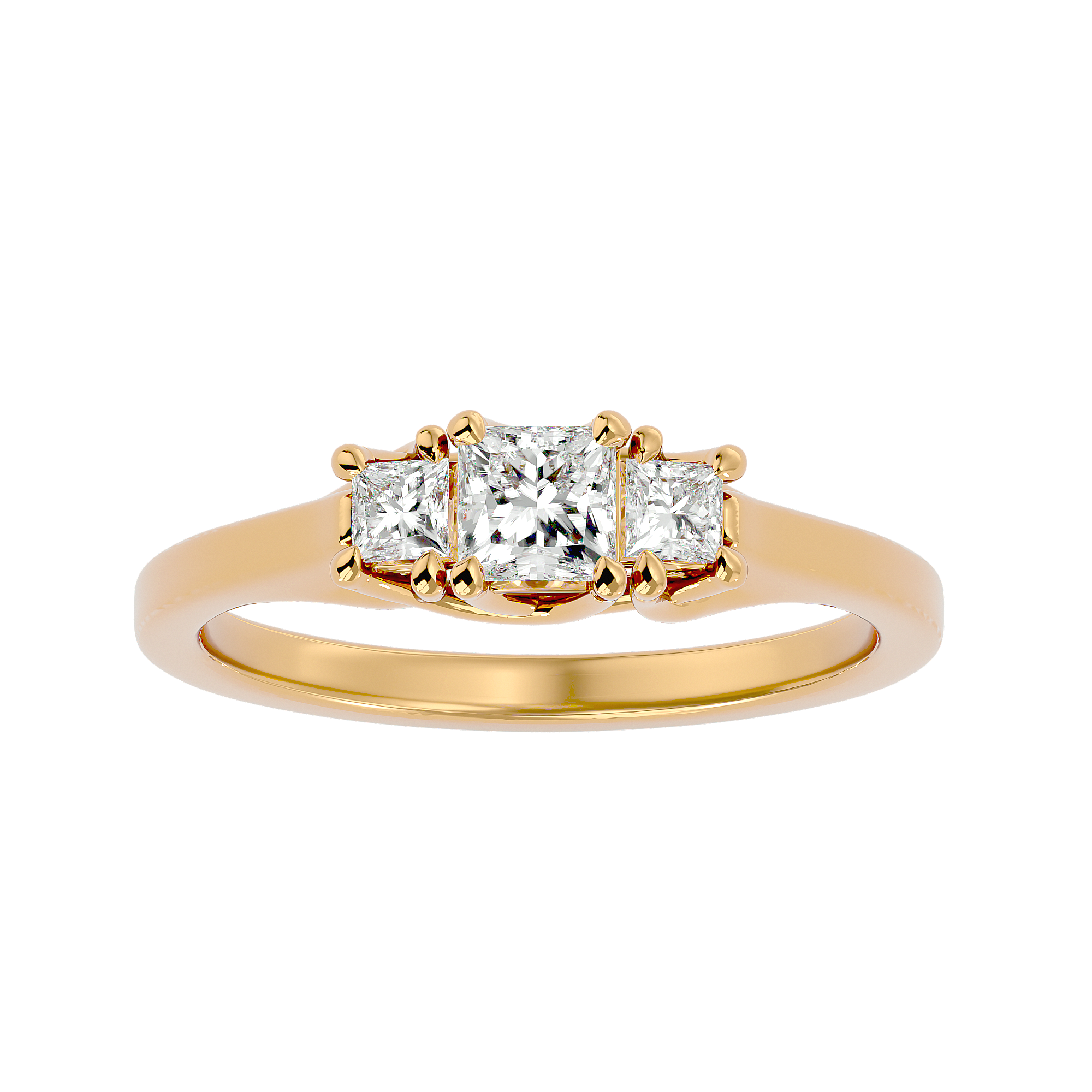 Titania Three Stone Ring
