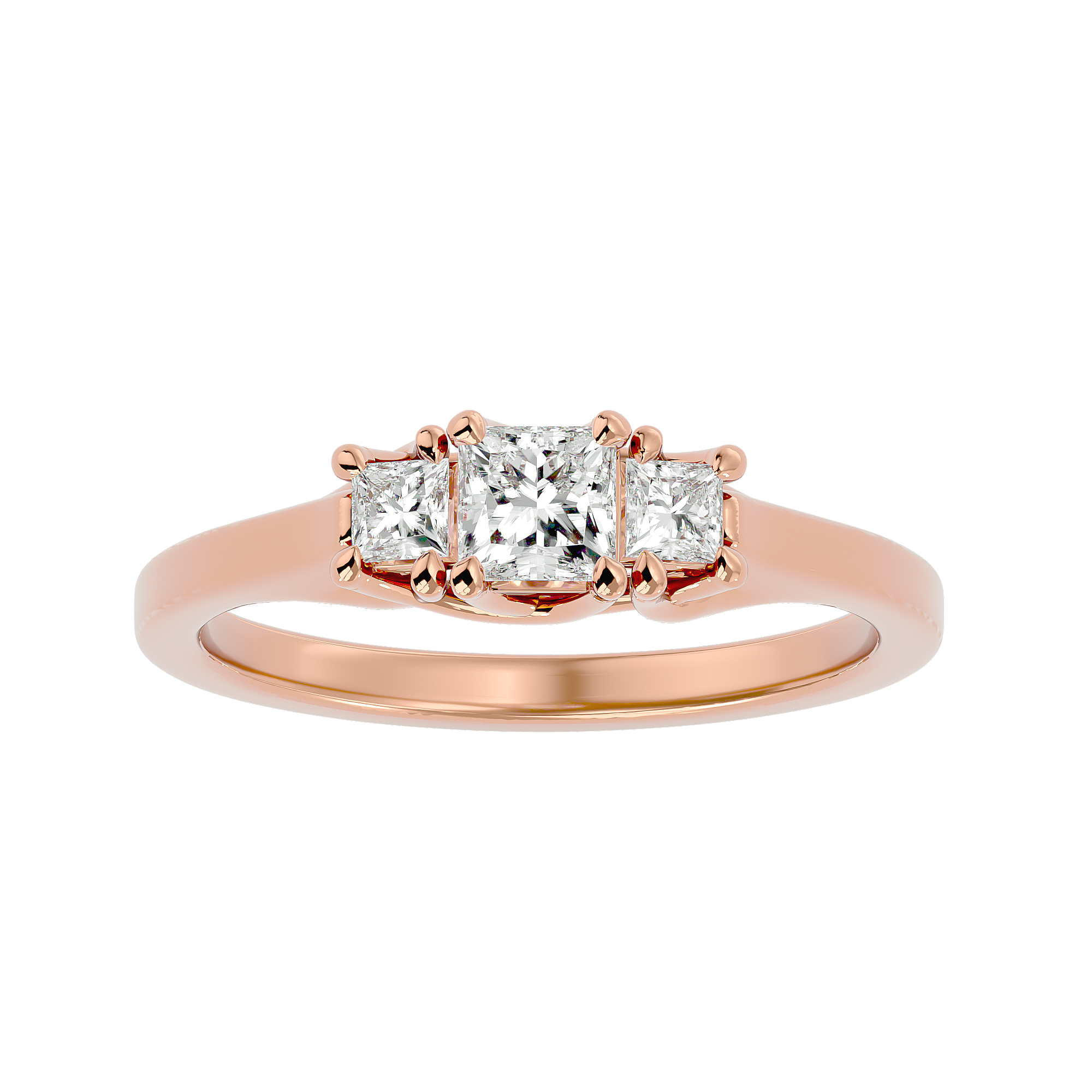 Titania Three Stone Ring