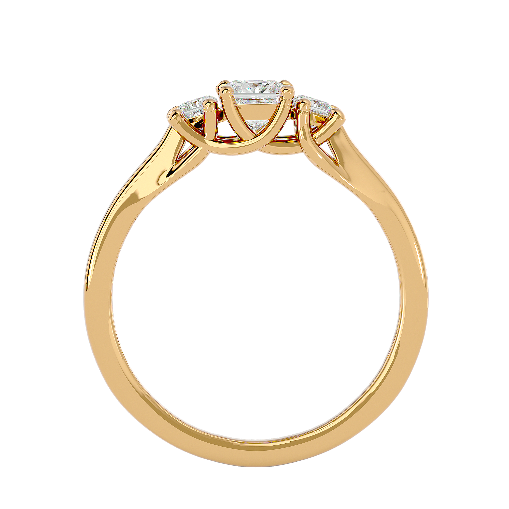 Titania Three Stone Ring