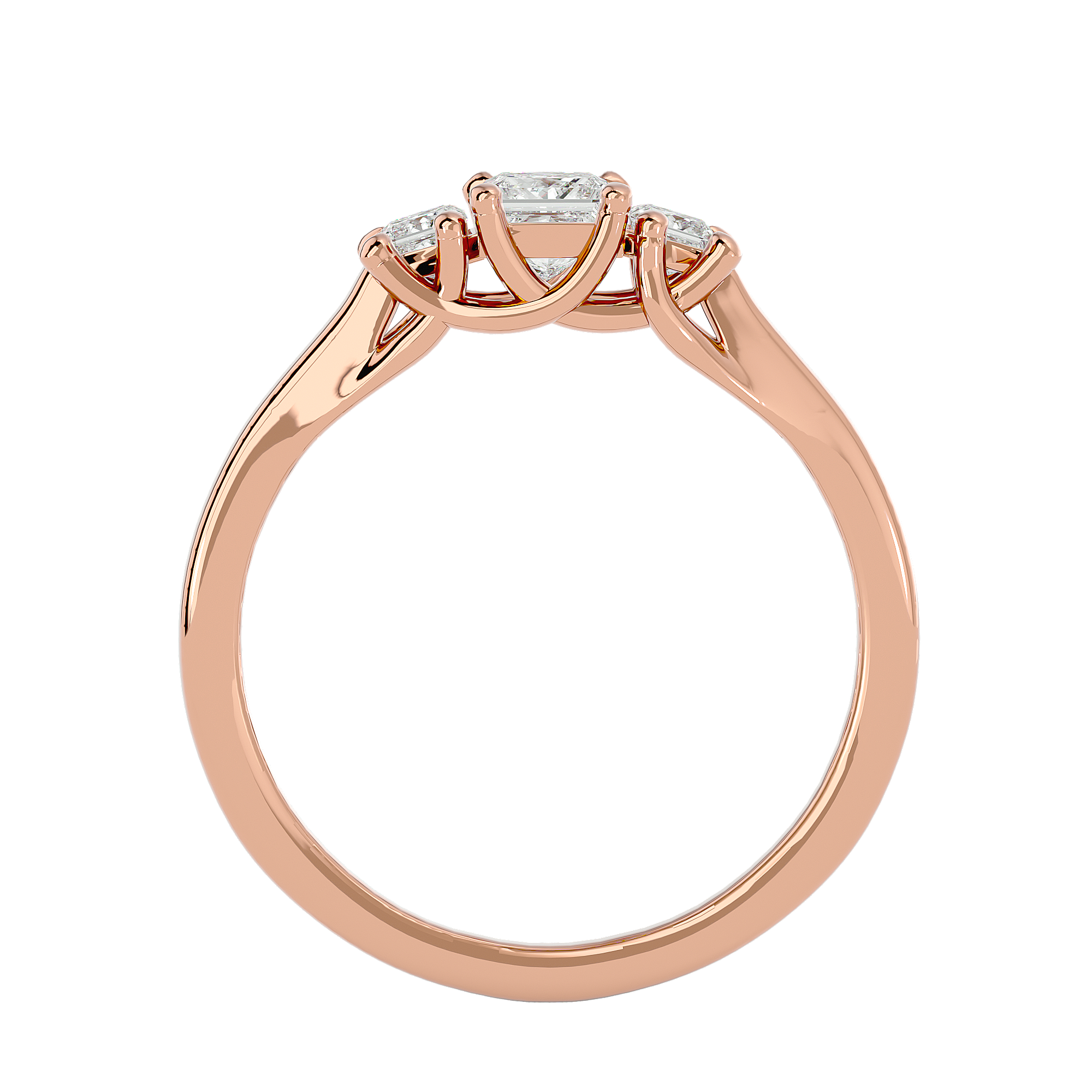 Titania Three Stone Ring