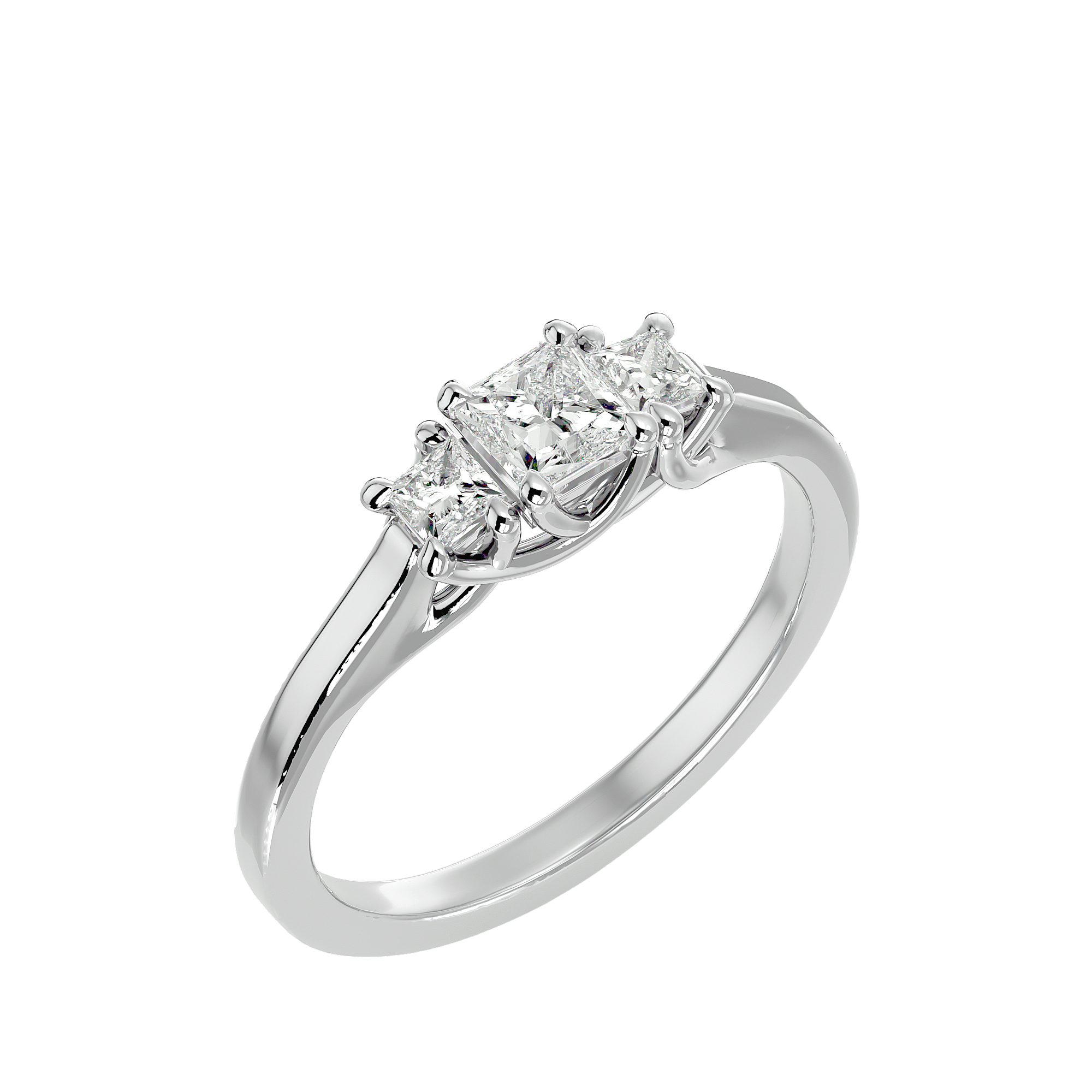 Titania Three Stone Ring