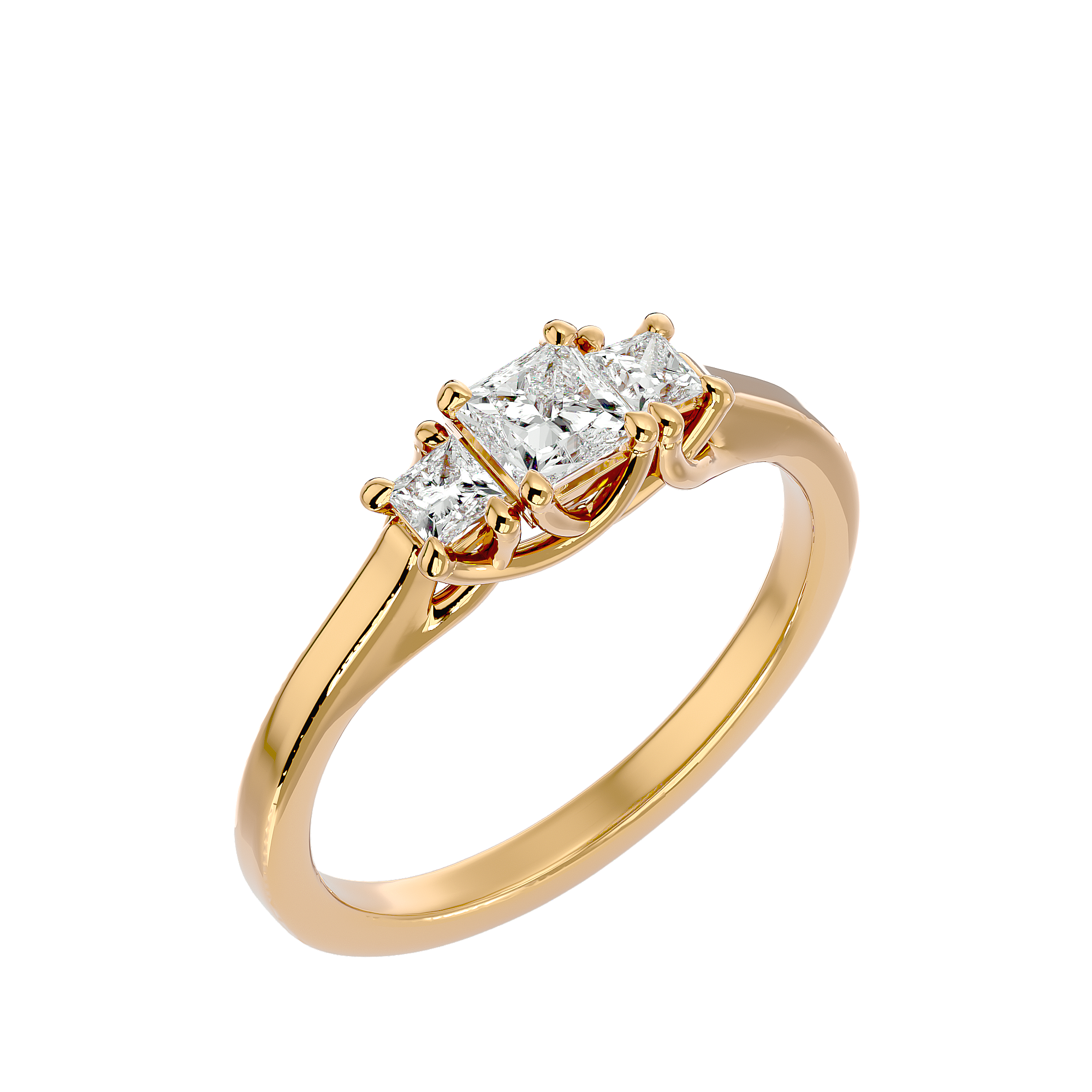 Titania Three Stone Ring