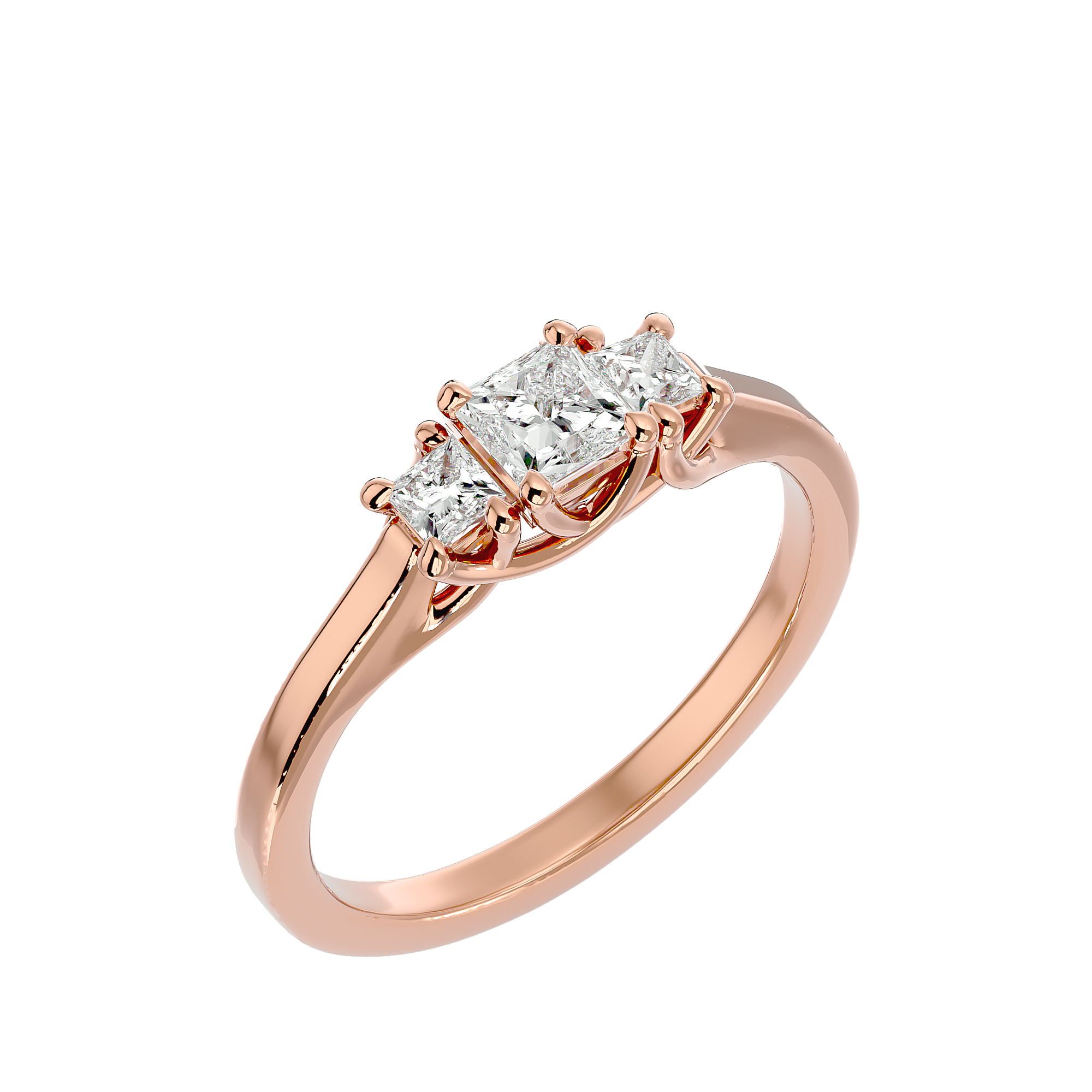 Titania Three Stone Ring