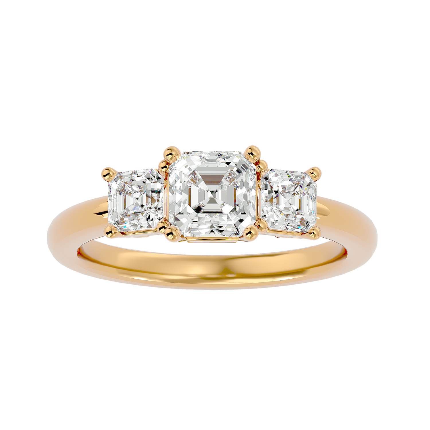 Vega Three Stone Ring