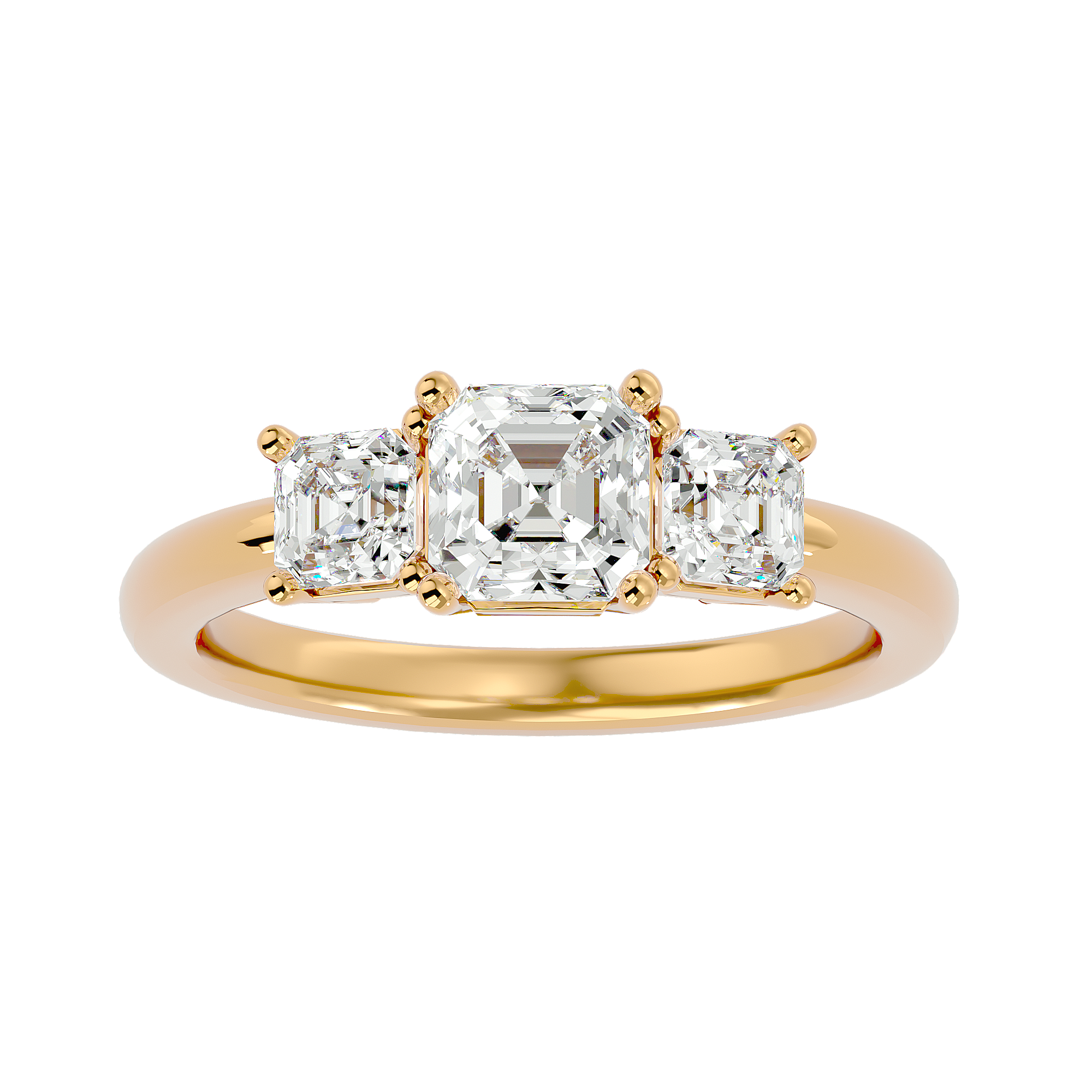 Vega Three Stone Ring