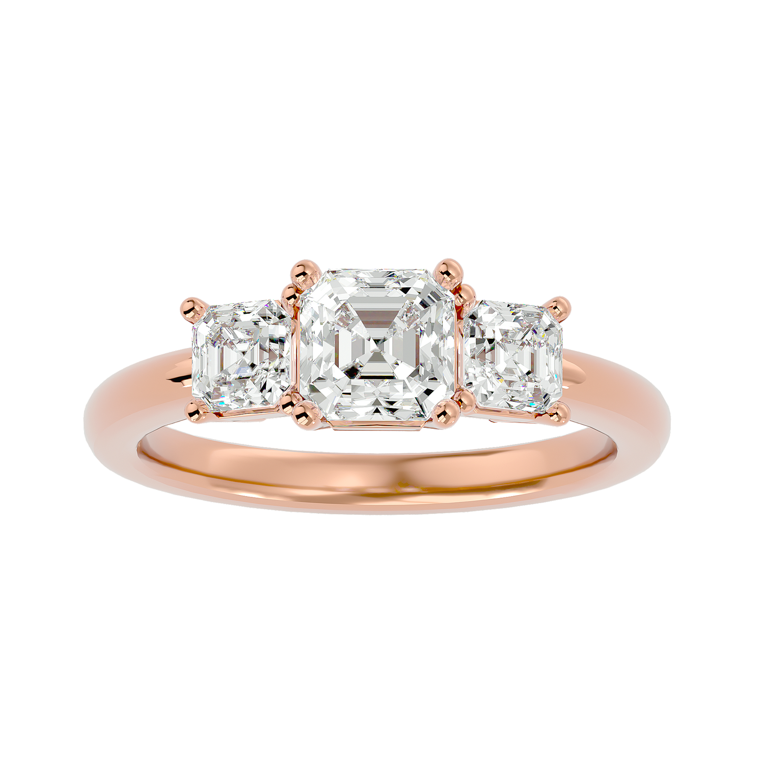 Vega Three Stone Ring