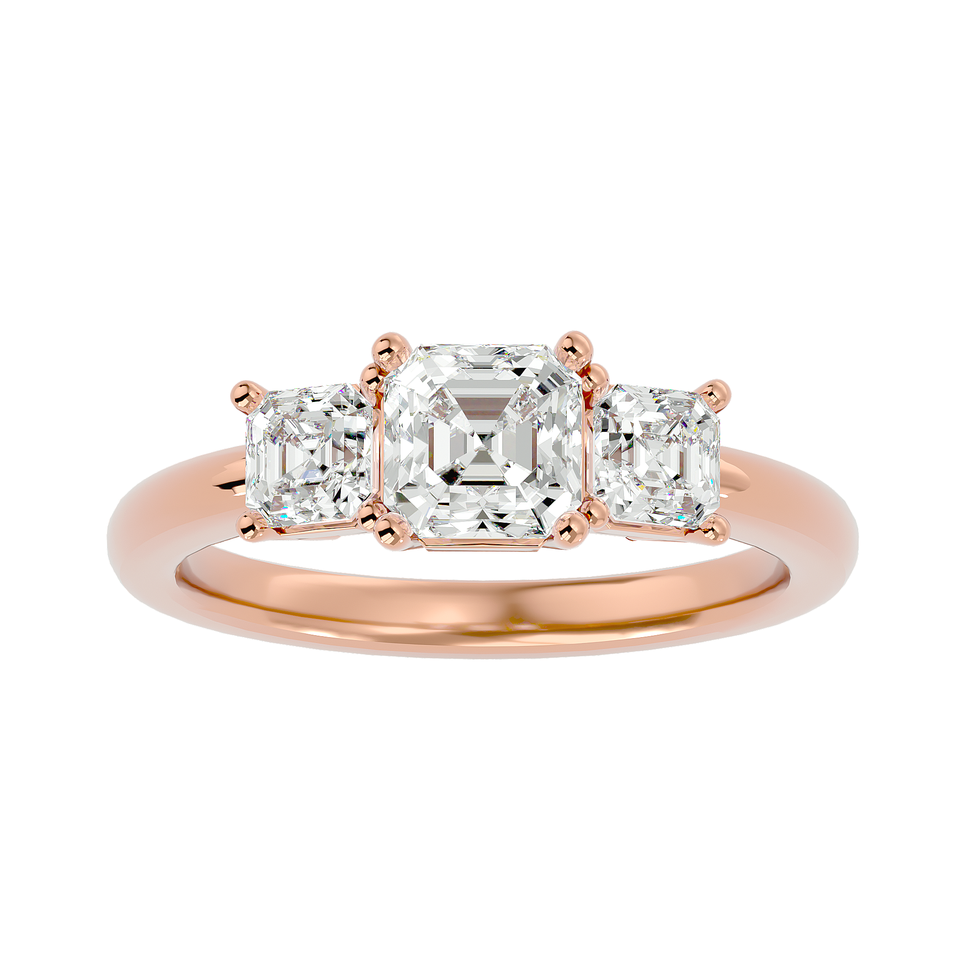 Vega Three Stone Ring