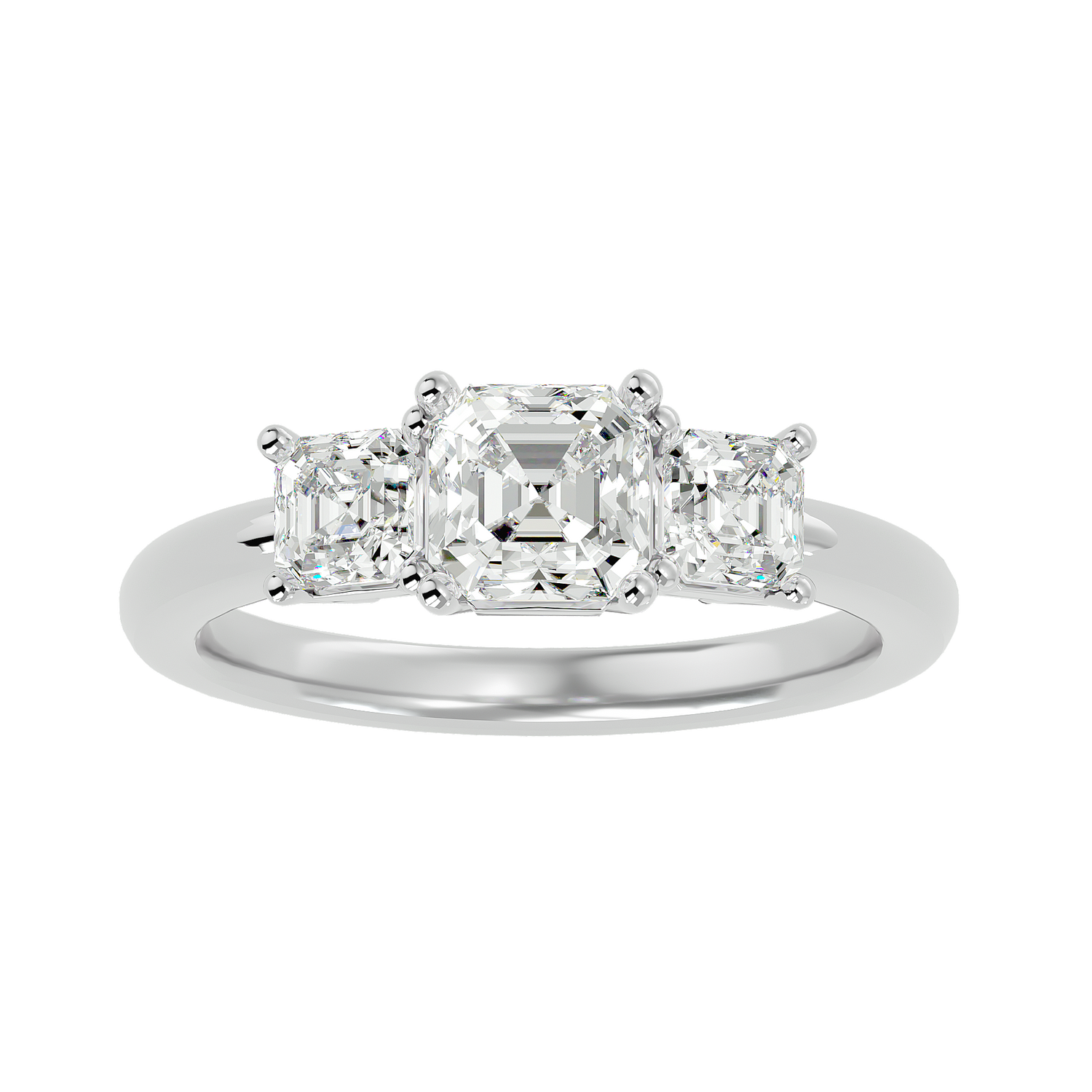 Vega Three Stone Ring
