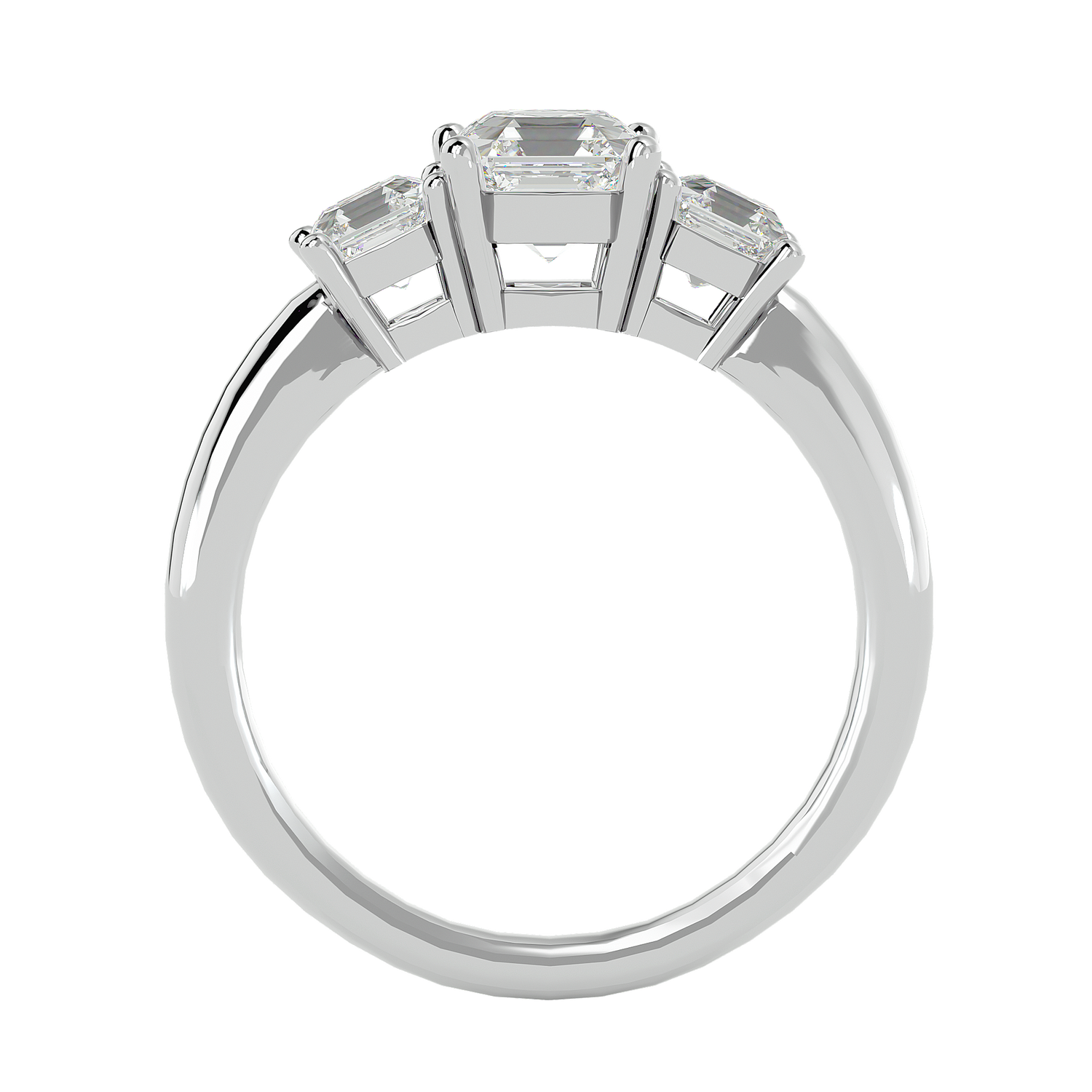 Vega Three Stone Ring