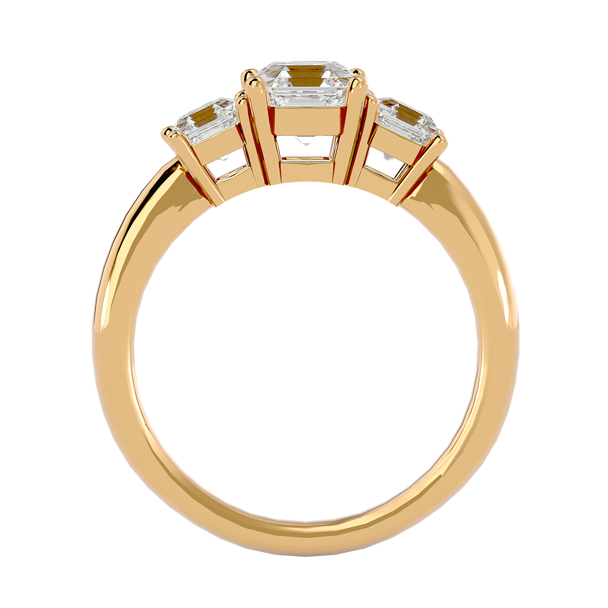 Vega Three Stone Ring