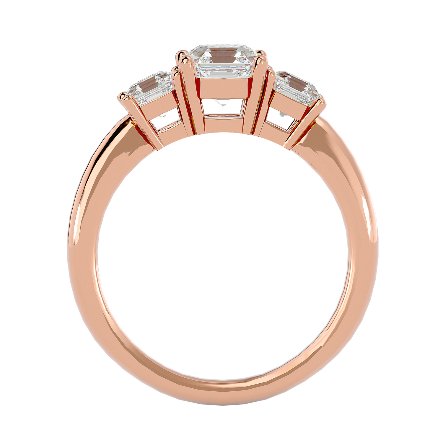 Vega Three Stone Ring
