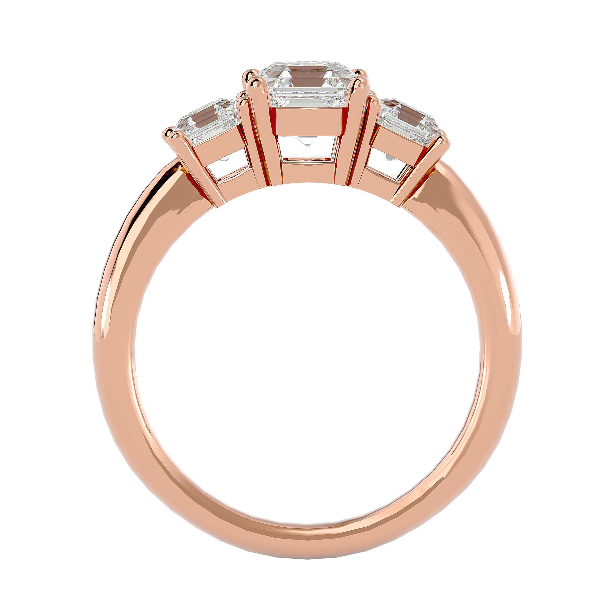 Vega Three Stone Ring