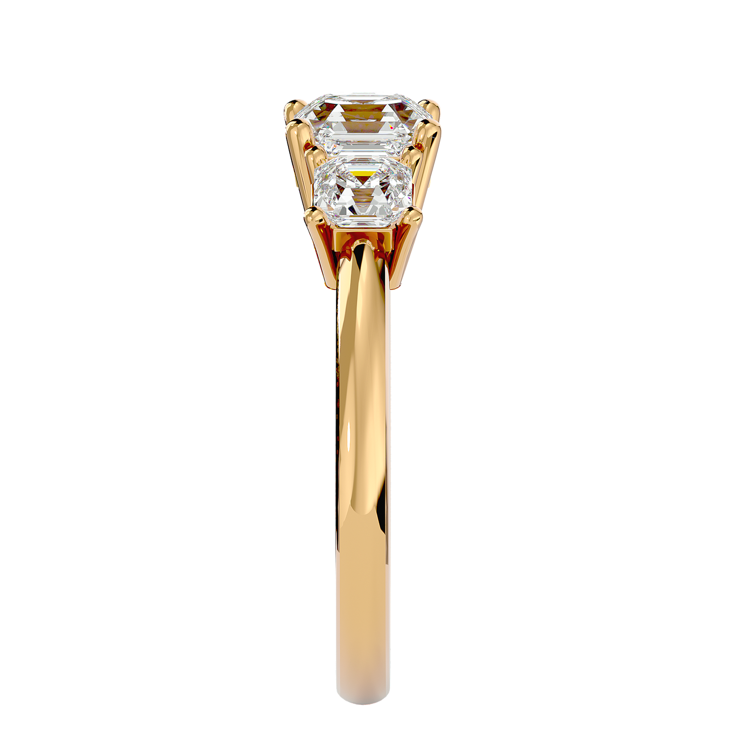 Vega Three Stone Ring