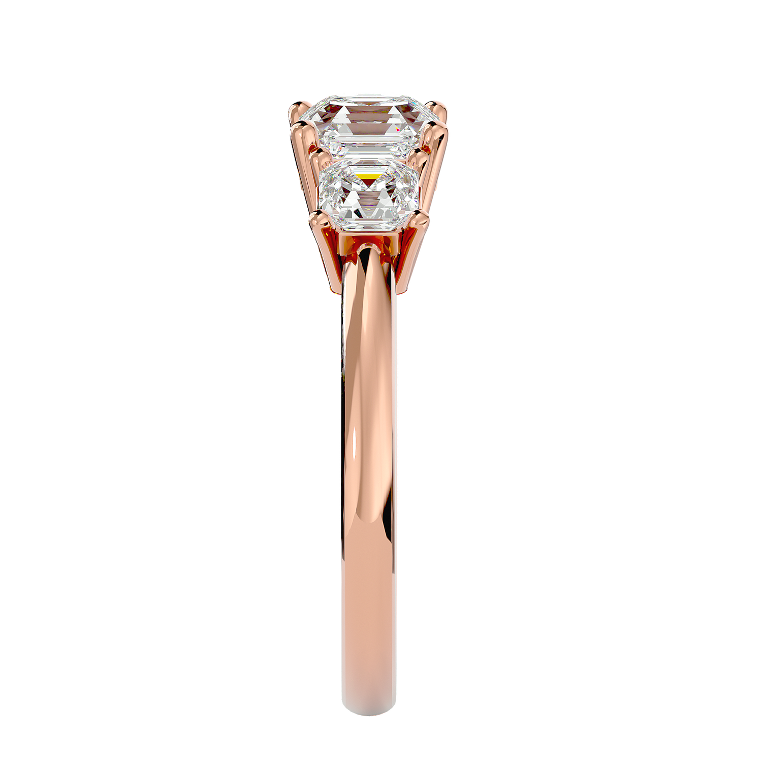 Vega Three Stone Ring