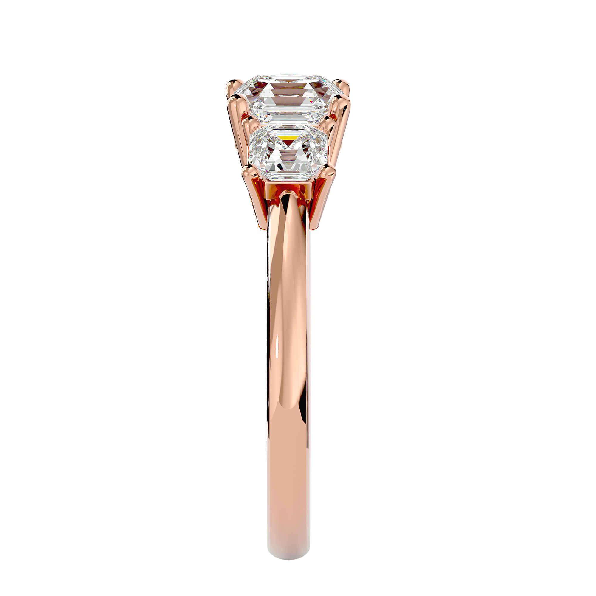 Vega Three Stone Ring