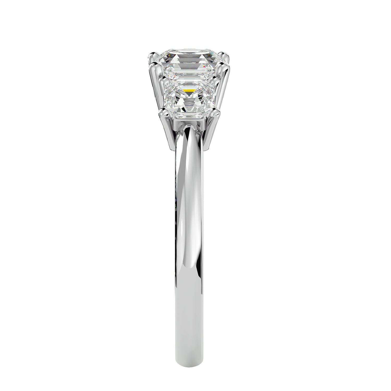 Vega Three Stone Ring