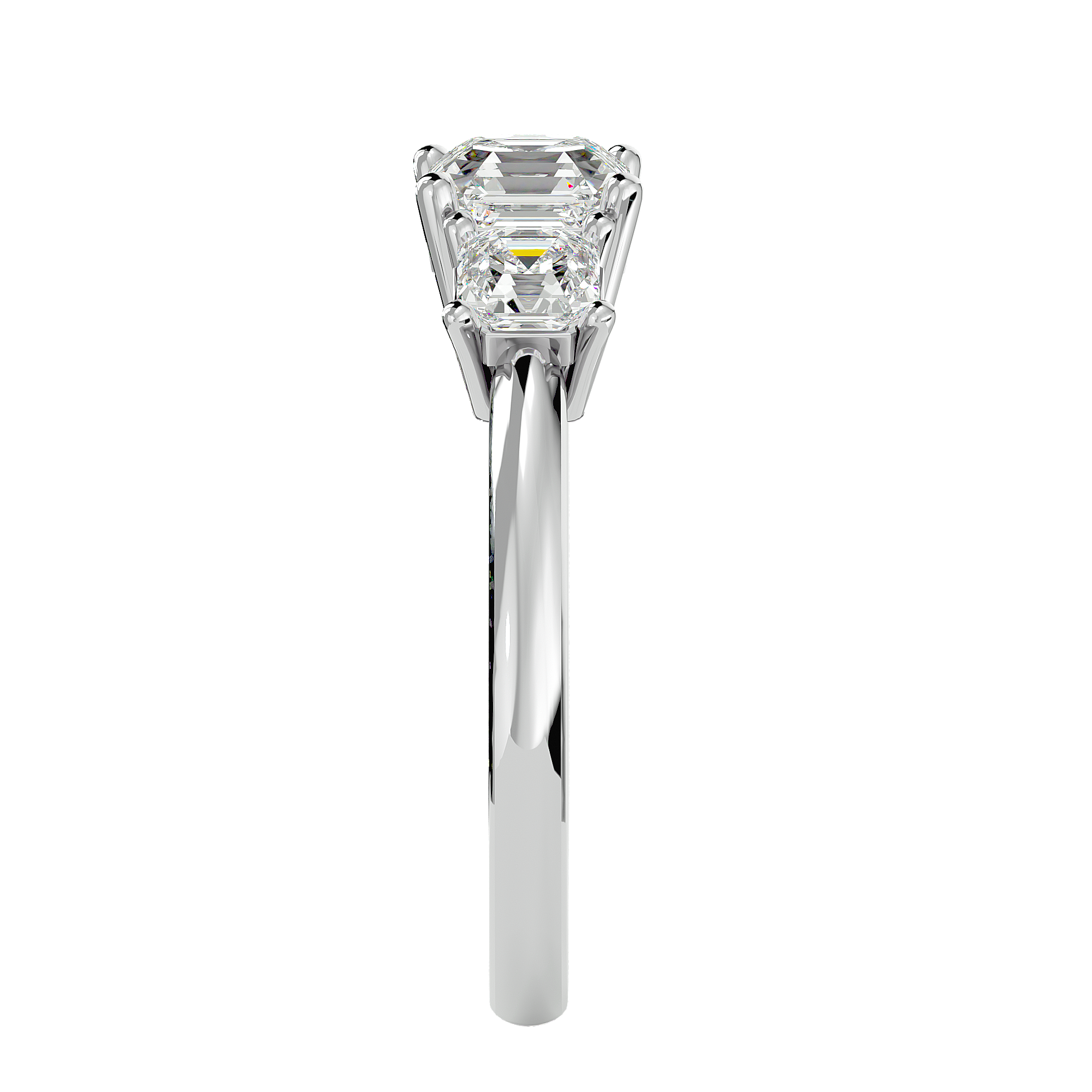 Vega Three Stone Ring