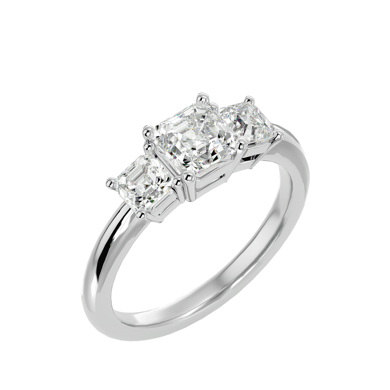 Vega Three Stone Ring