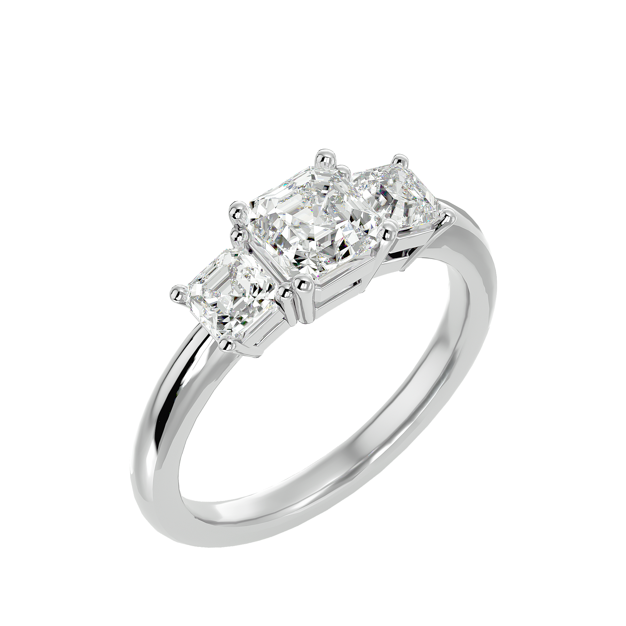 Vega Three Stone Ring