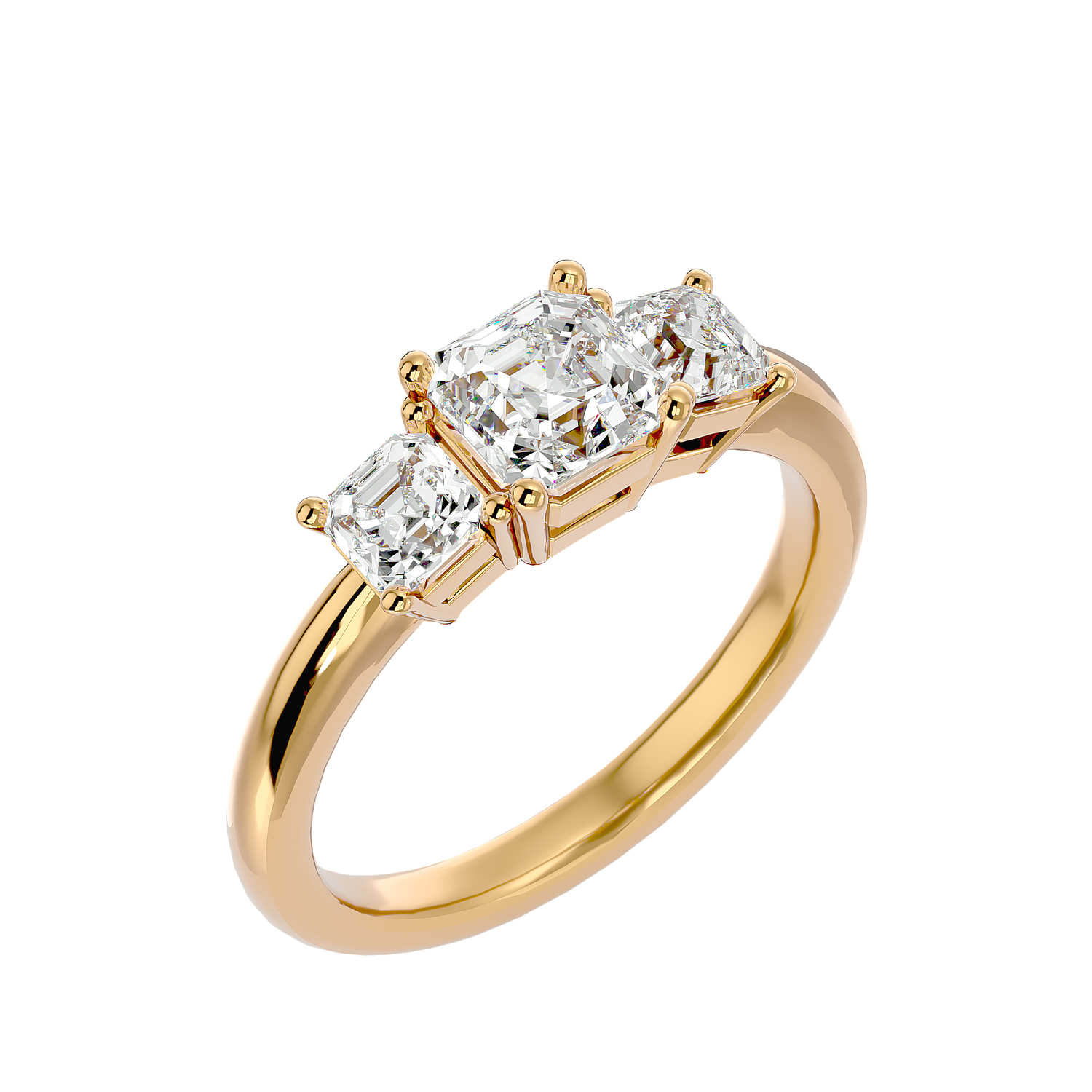 Vega Three Stone Ring