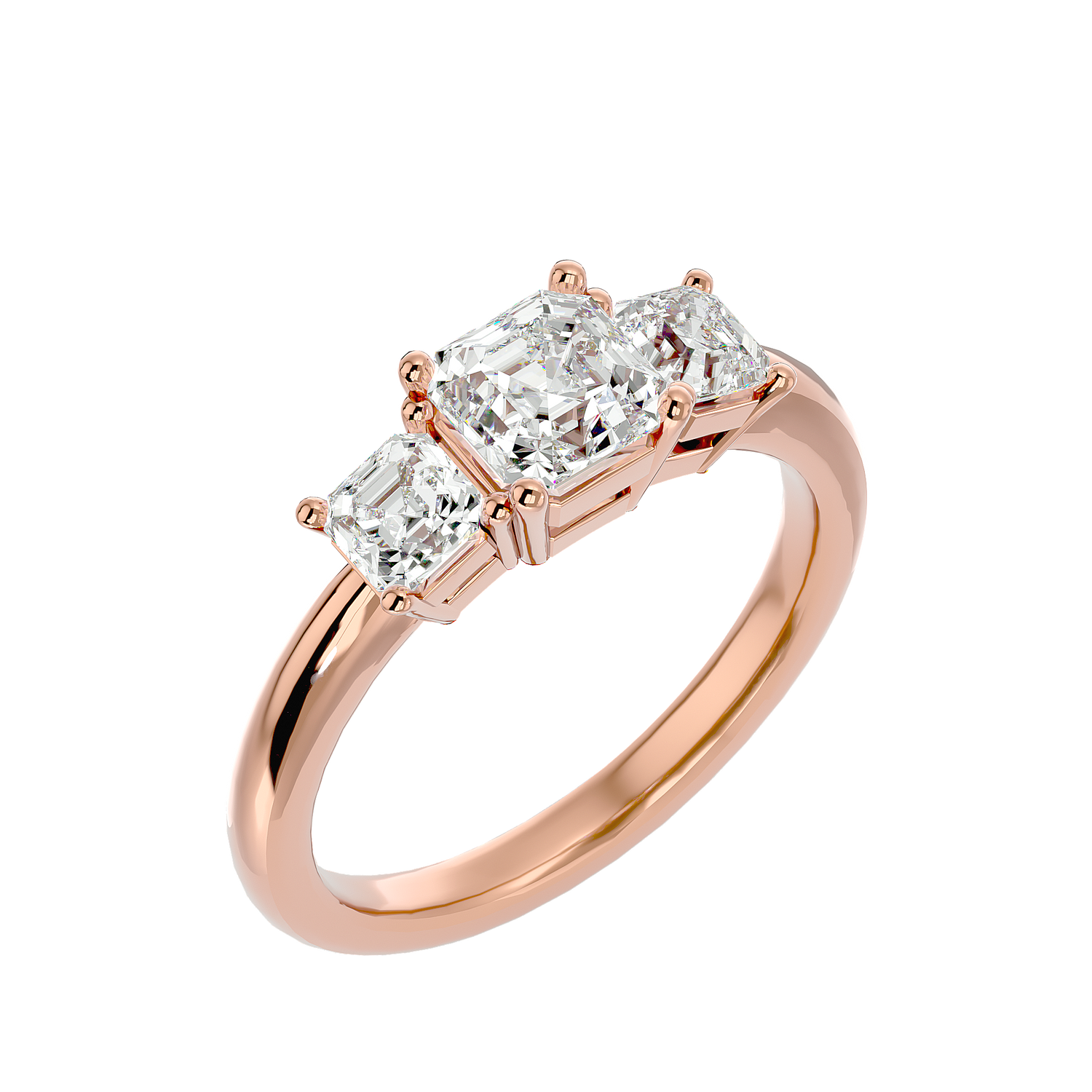 Vega Three Stone Ring