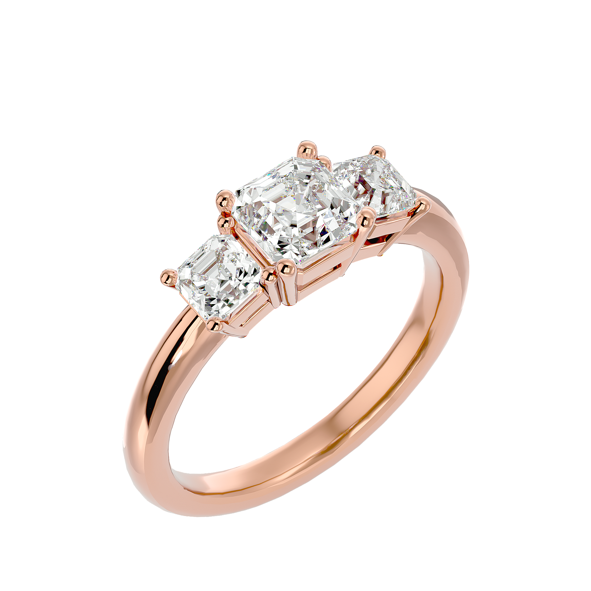 Vega Three Stone Ring