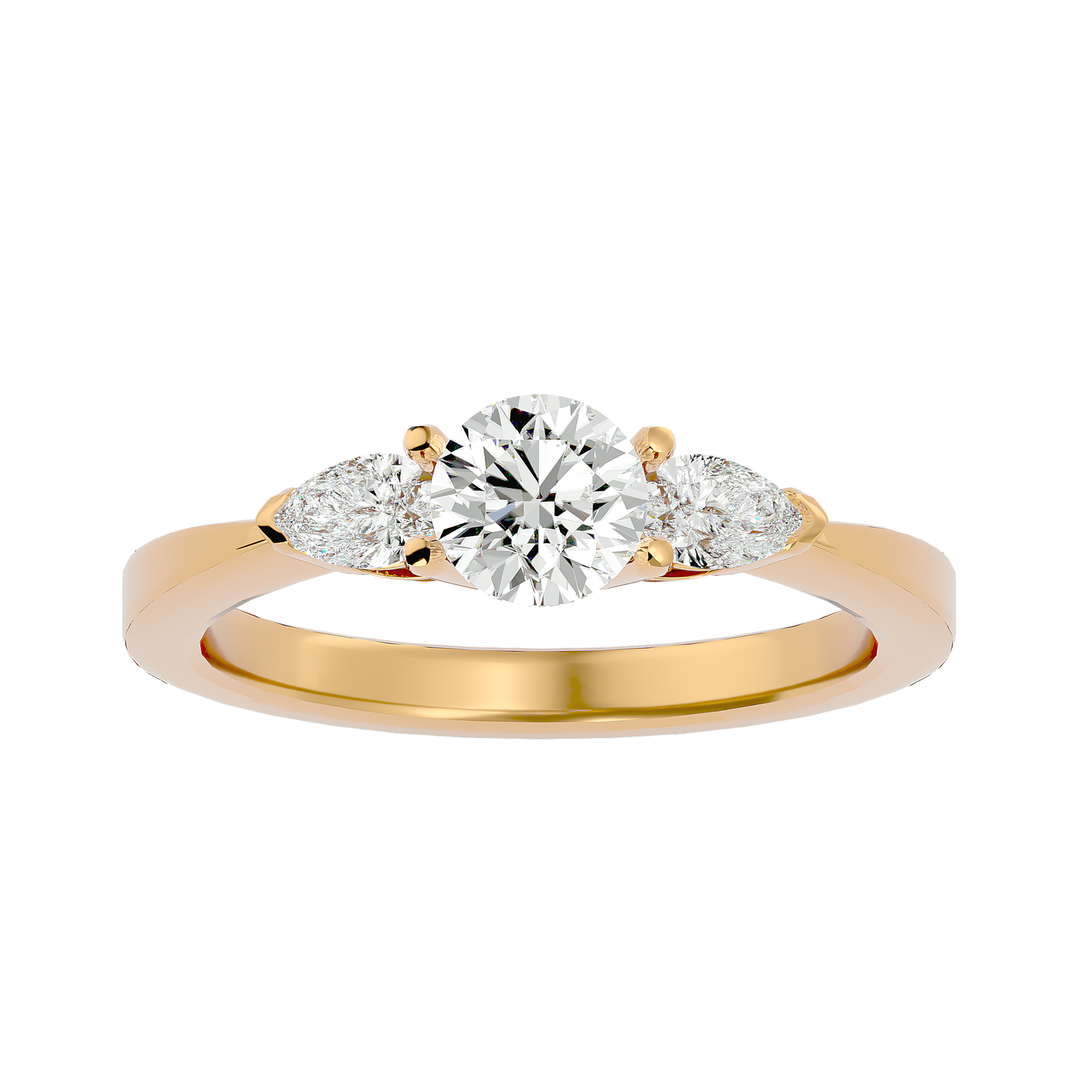 Callisto Three Stone Ring