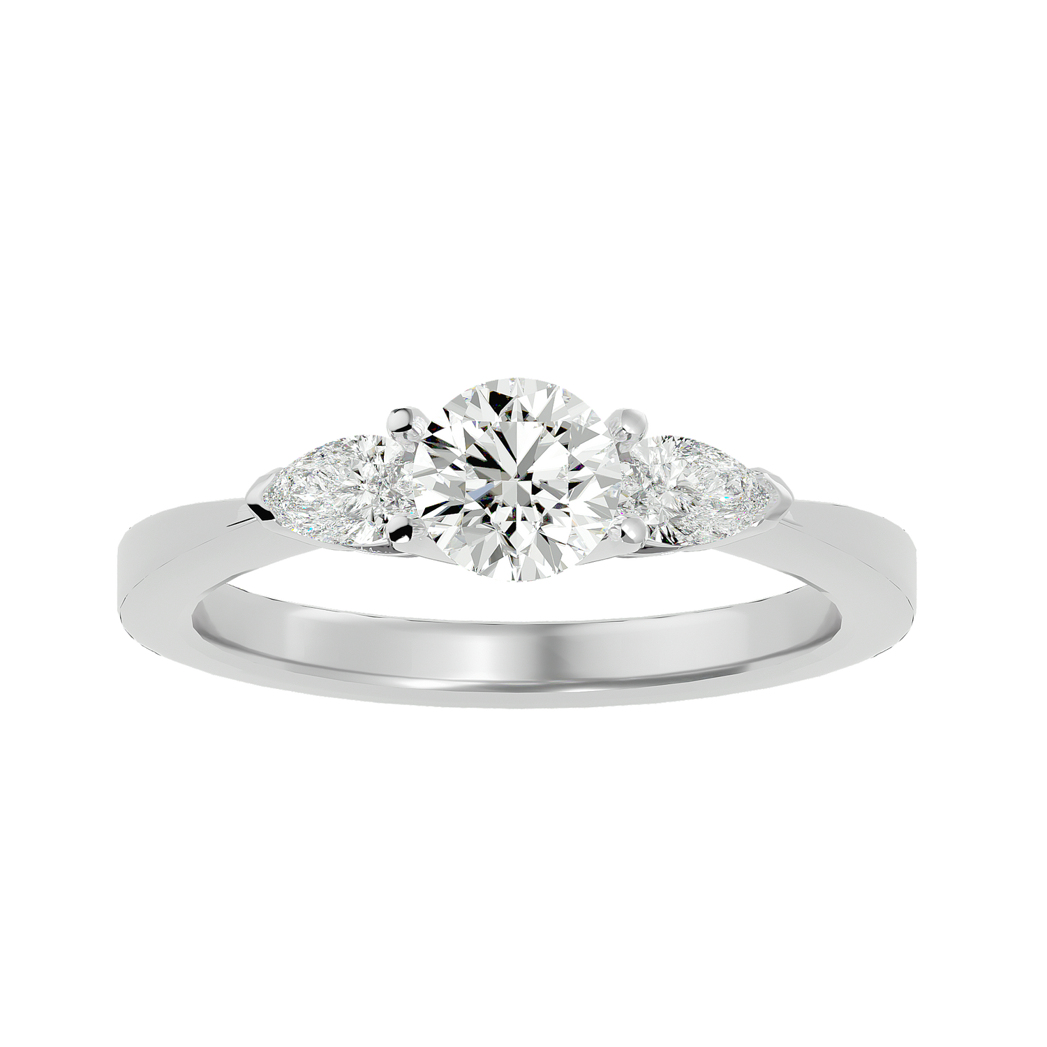 Callisto Three Stone Ring