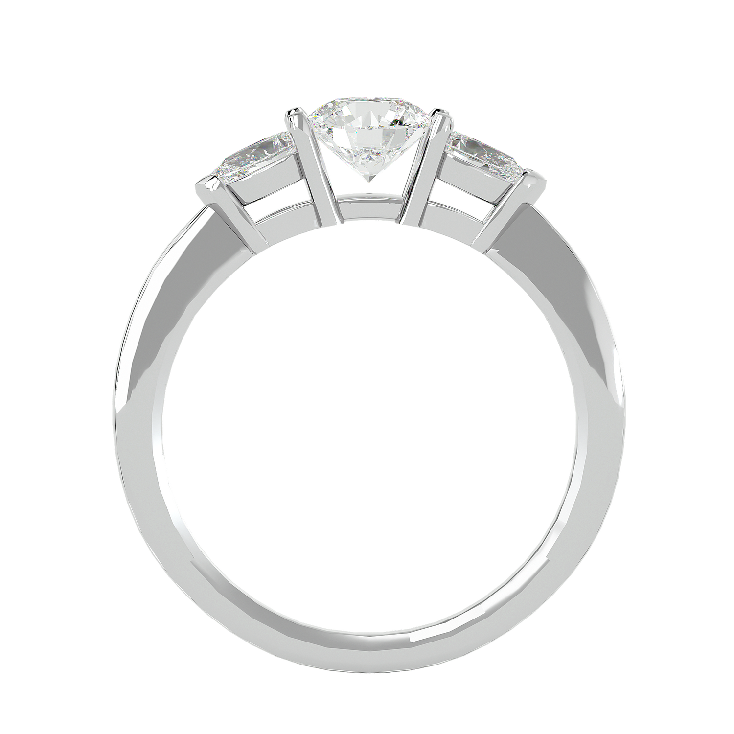 Callisto Three Stone Ring