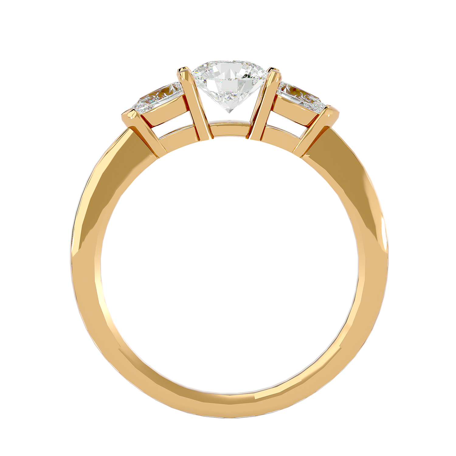 Callisto Three Stone Ring
