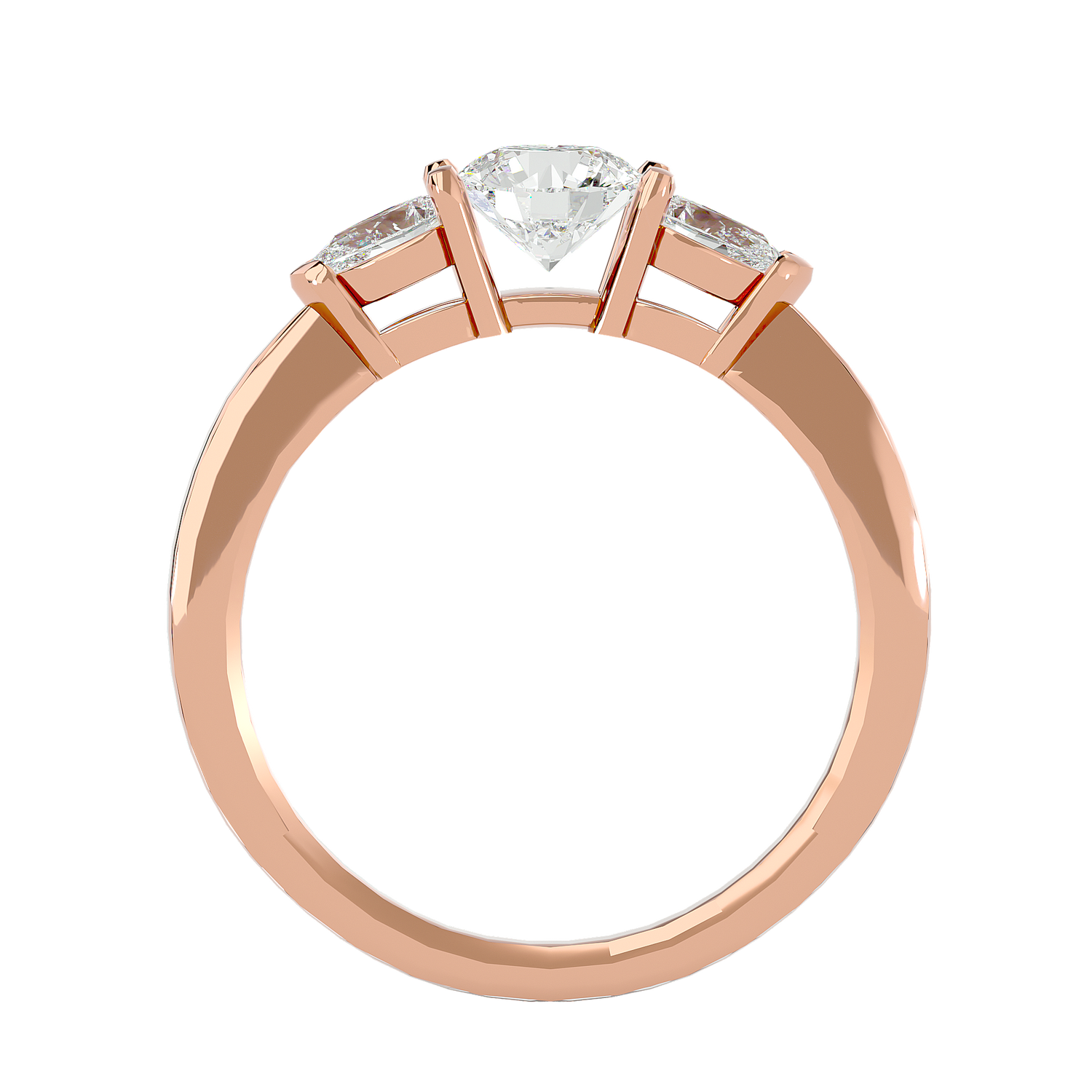 Callisto Three Stone Ring