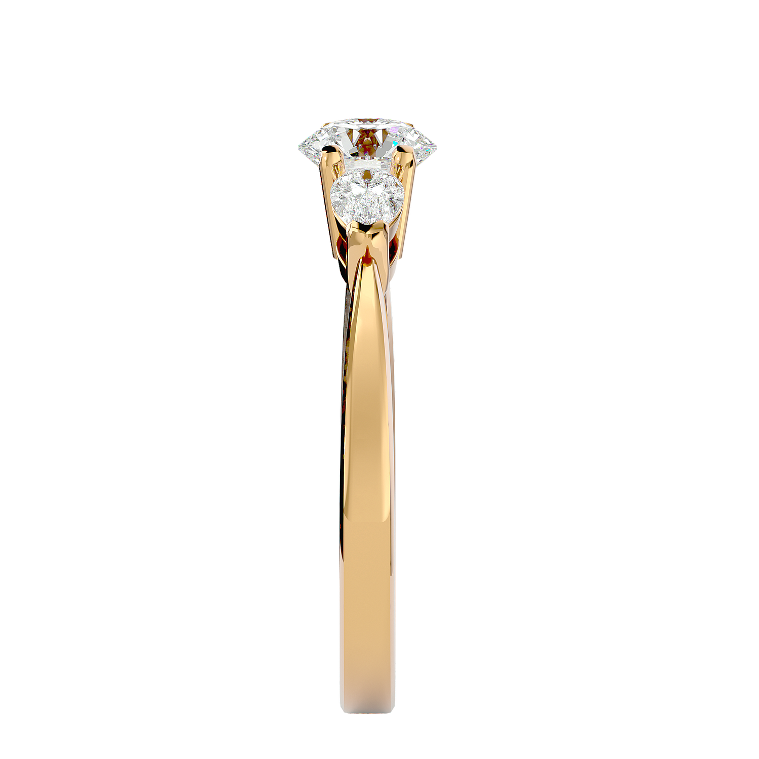 Callisto Three Stone Ring