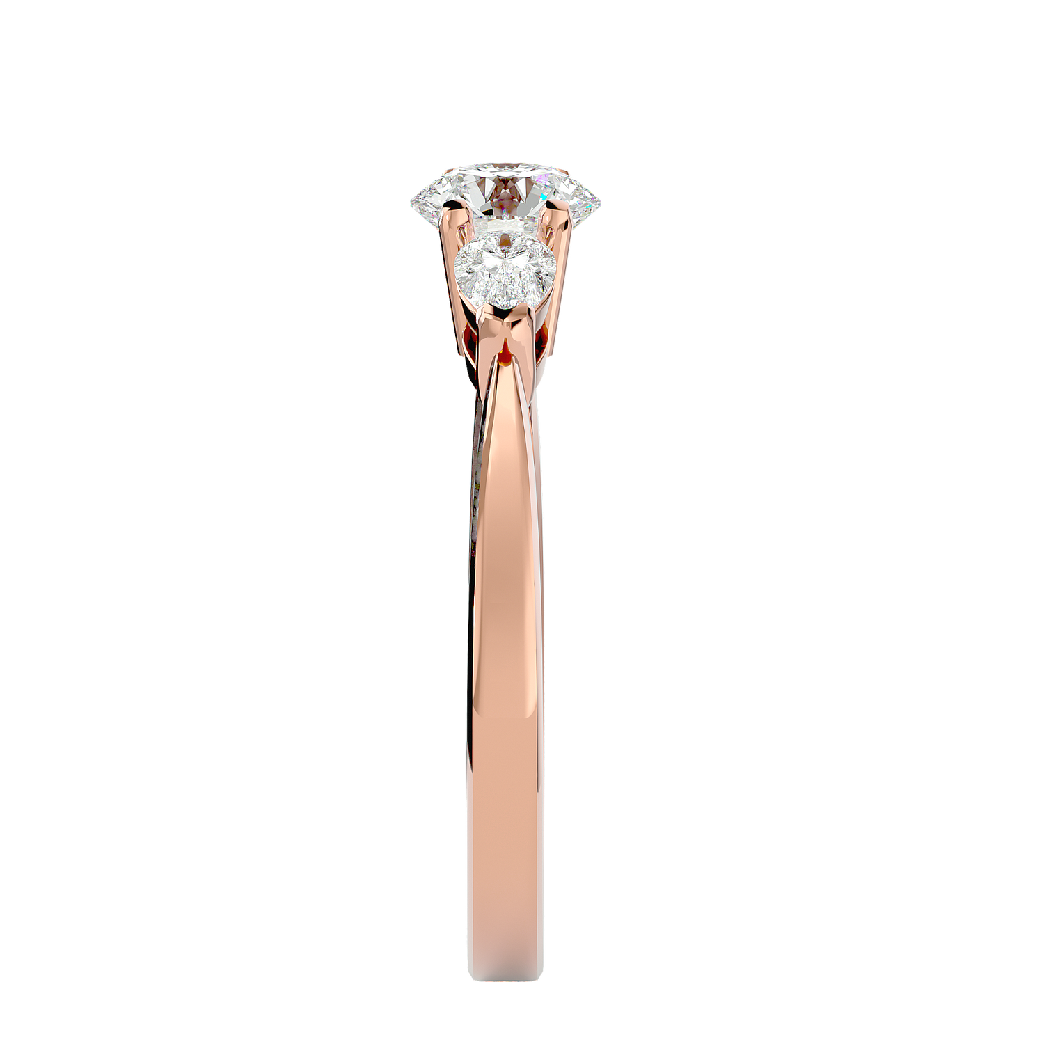 Callisto Three Stone Ring