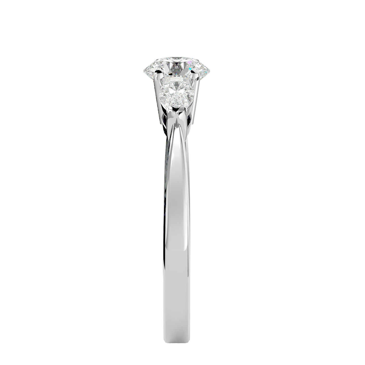 Callisto Three Stone Ring