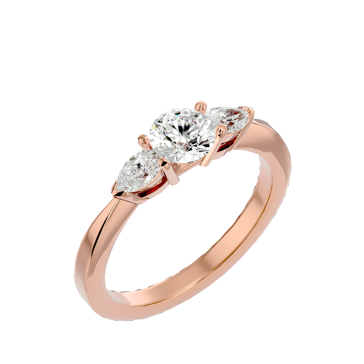 Callisto Three Stone Ring