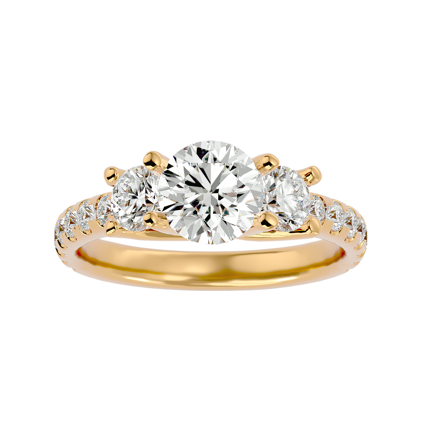 Maeve Three Stone Ring