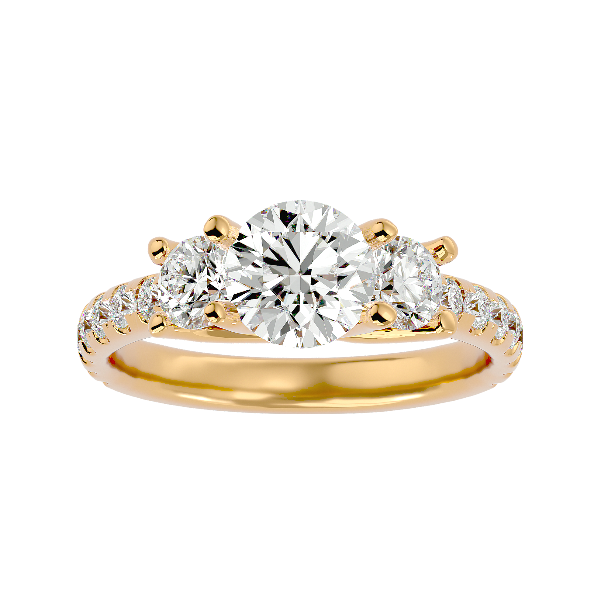 Maeve Three Stone Ring