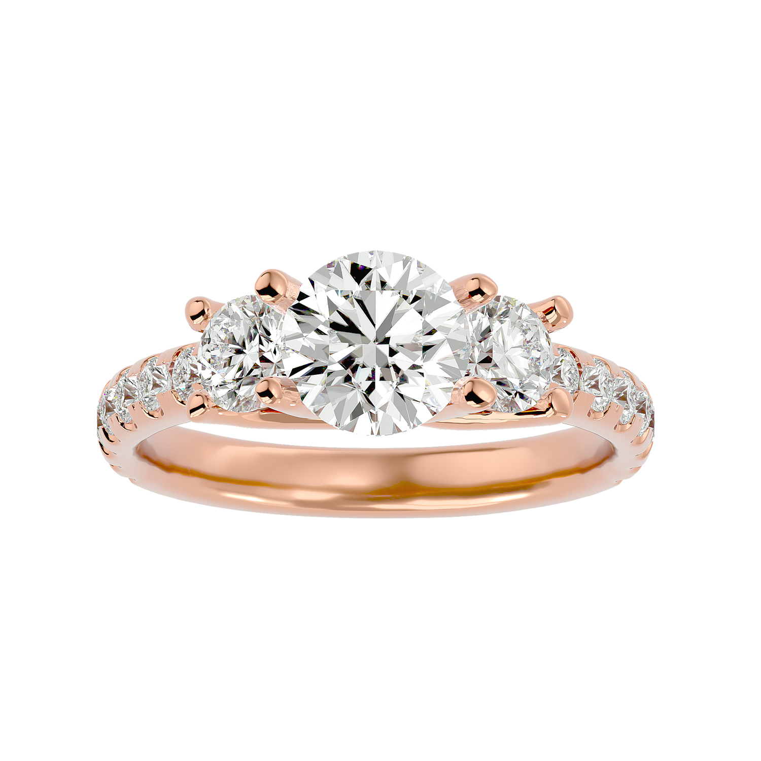 Maeve Three Stone Ring